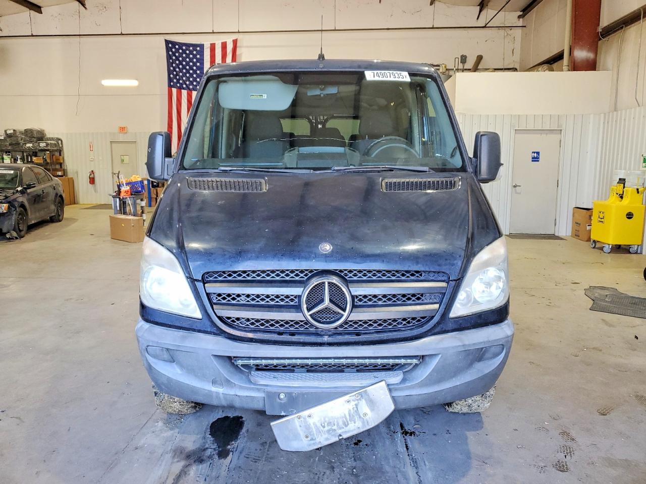 2010 Mercedes-benz Sprinter 2500 Black vin: WDZPE7CC8A5451549