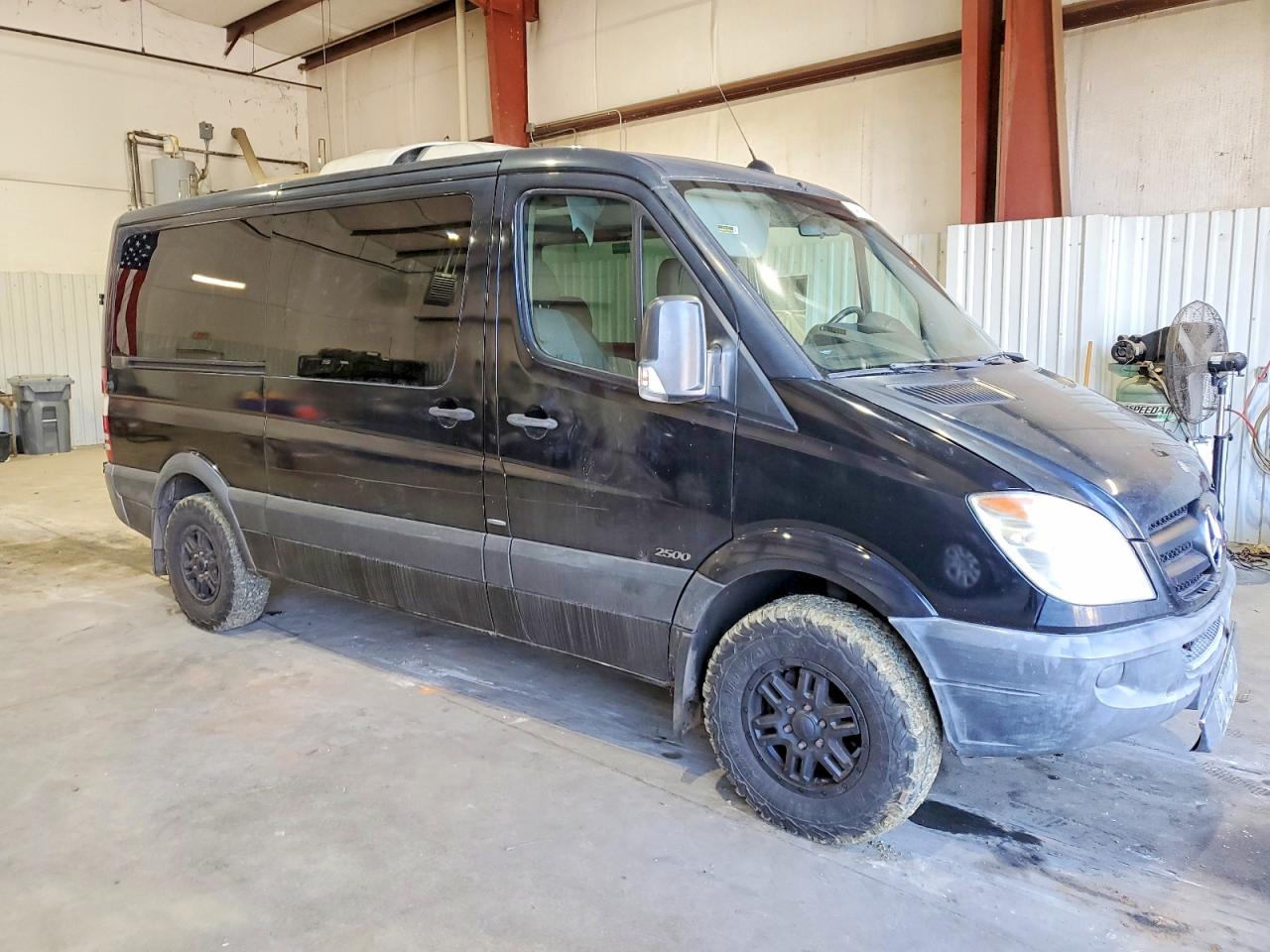 2010 Mercedes-benz Sprinter 2500 Black vin: WDZPE7CC8A5451549