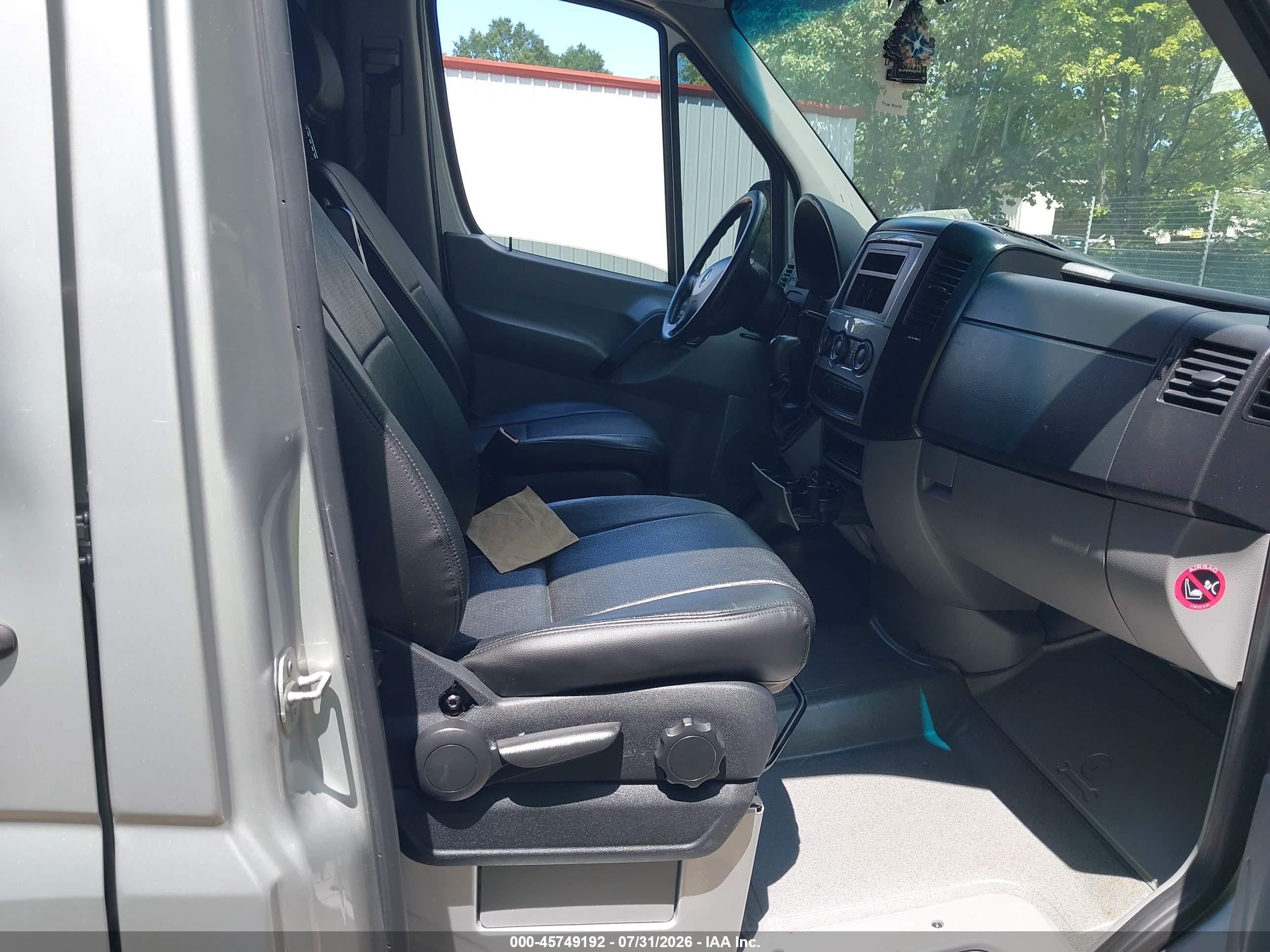 2013 Mercedes-benz Sprinter 2500 Normal Roof Silver vin: WDZPE7CC8D5745005