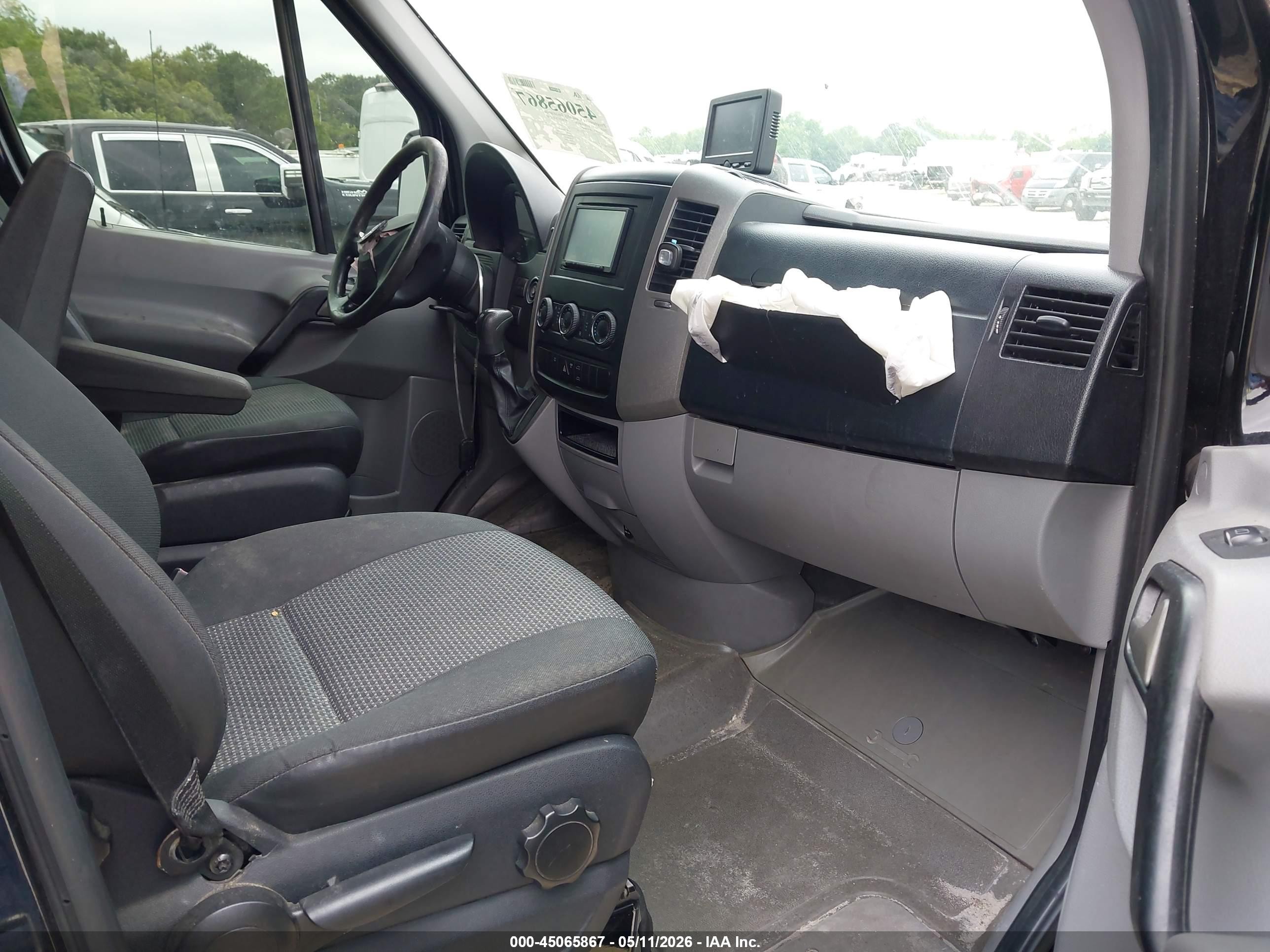2013 Mercedes-benz Sprinter 2500 Normal Roof Black vin: WDZPE7CC8D5788095