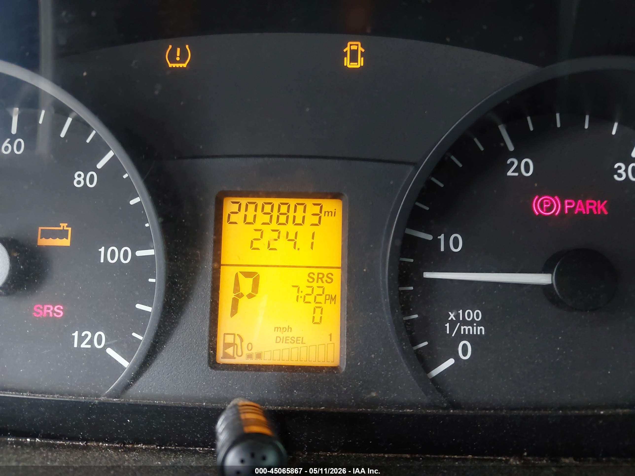 2013 Mercedes-benz Sprinter 2500 Normal Roof Black vin: WDZPE7CC8D5788095