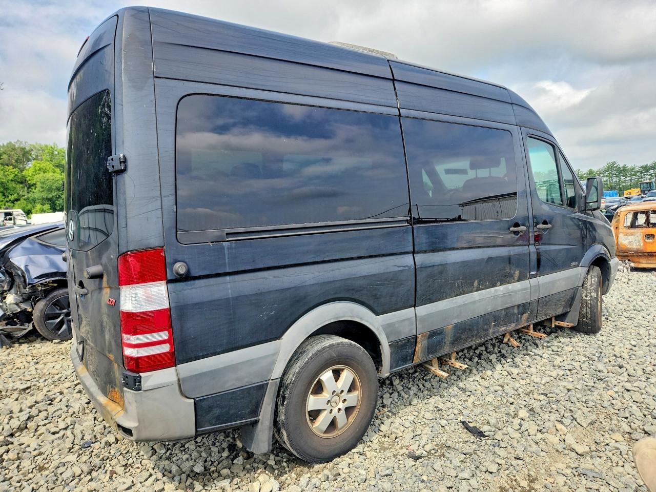 2010 Mercedes-benz Sprinter 2500 Black vin: WDZPE7CCXA5478817