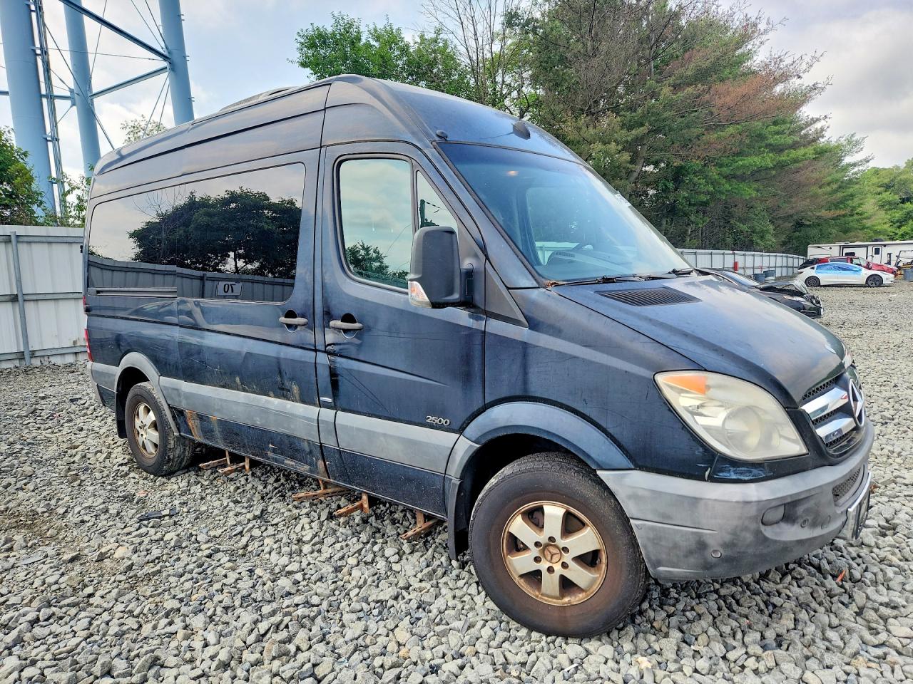 2010 Mercedes-benz Sprinter 2500 Black vin: WDZPE7CCXA5478817