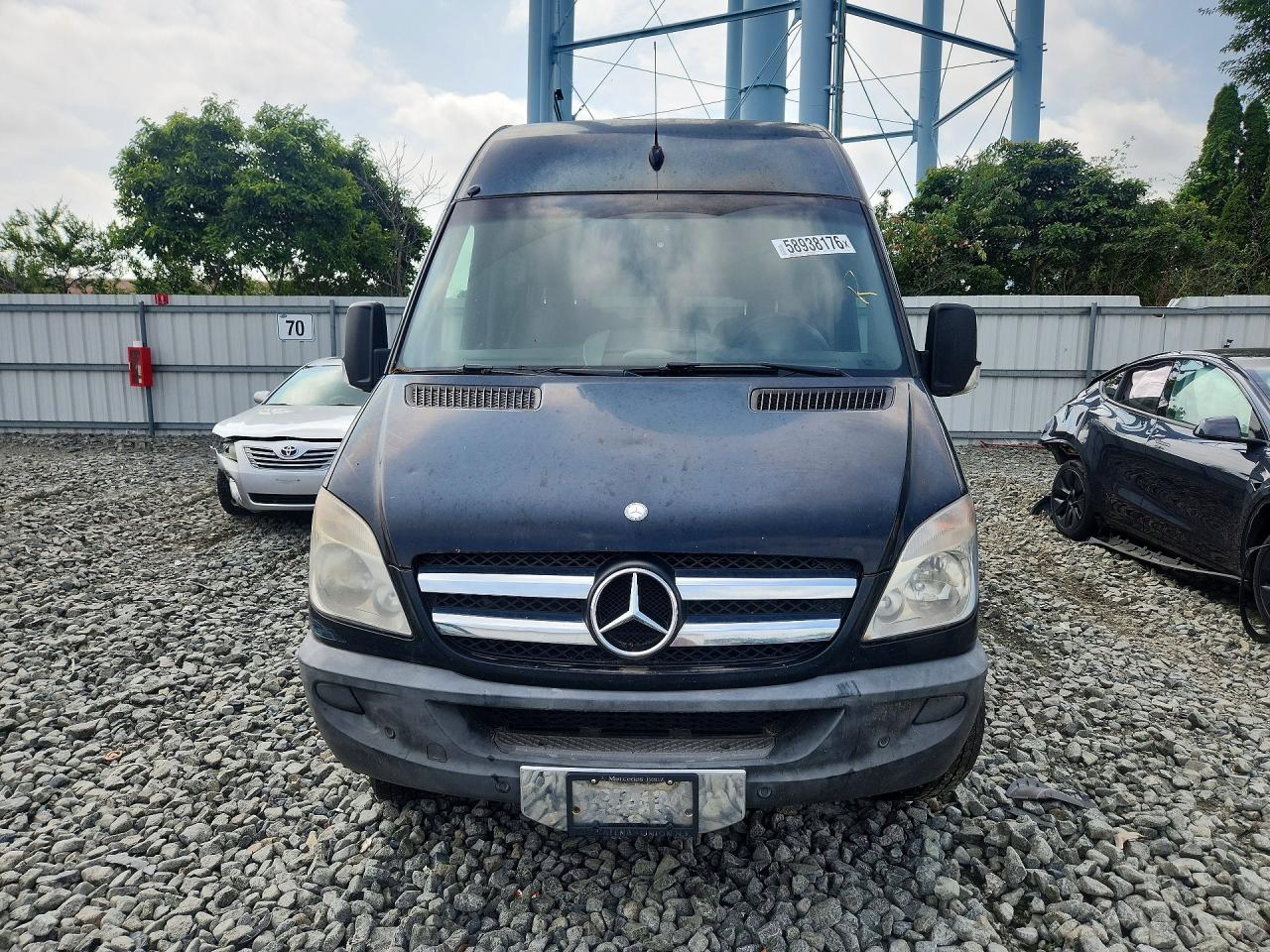 2010 Mercedes-benz Sprinter 2500 Black vin: WDZPE7CCXA5478817