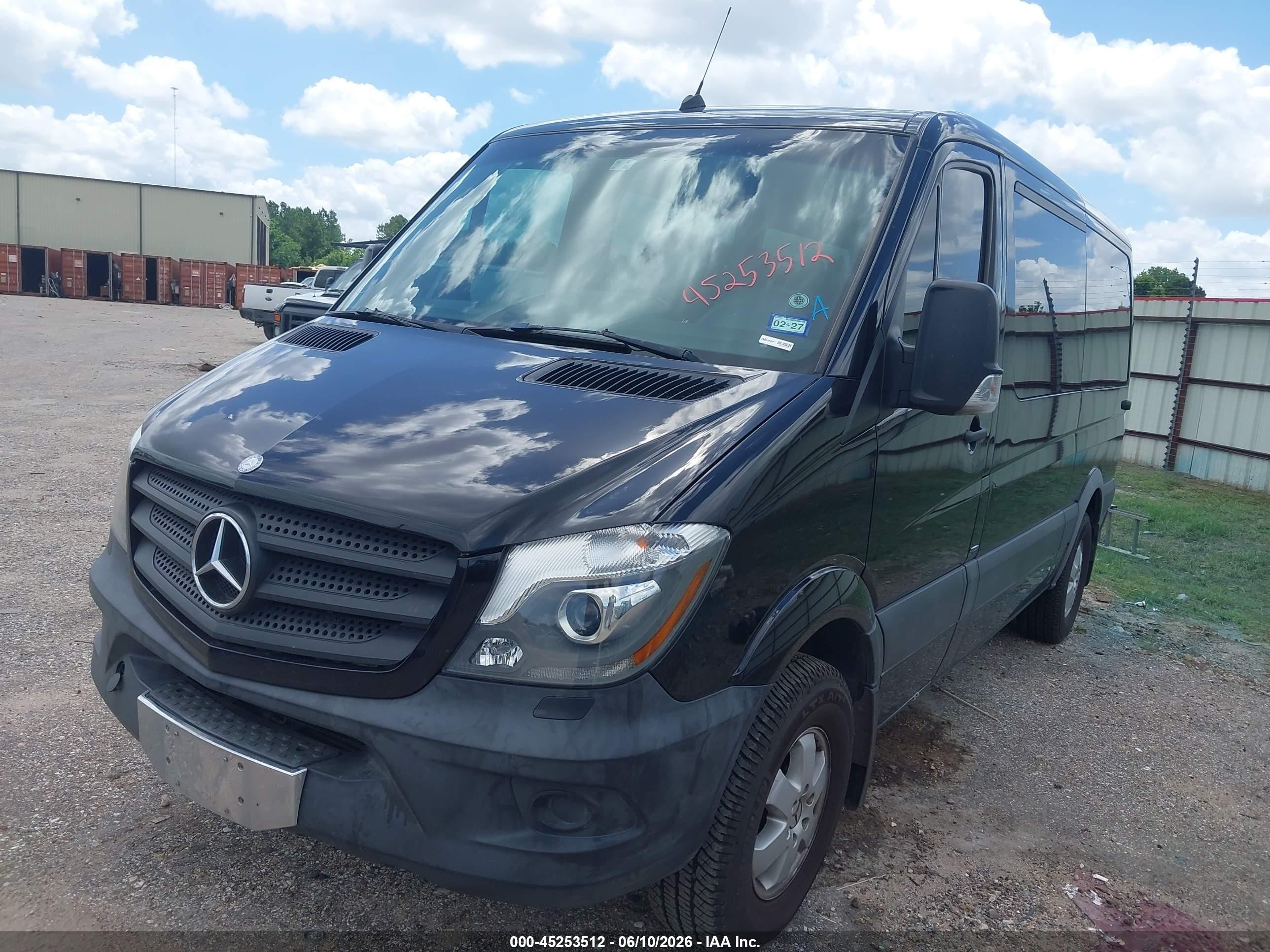 2014 Mercedes-benz Sprinter 2500 Normal Roof Черный vin: WDZPE7DC2E5852082