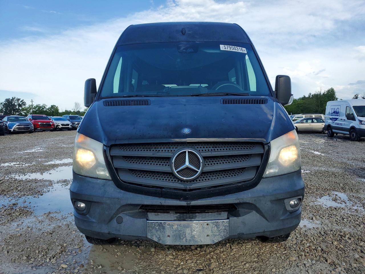 2014 Mercedes-benz Sprinter 2500 Black vin: WDZPE7DC9E5831763