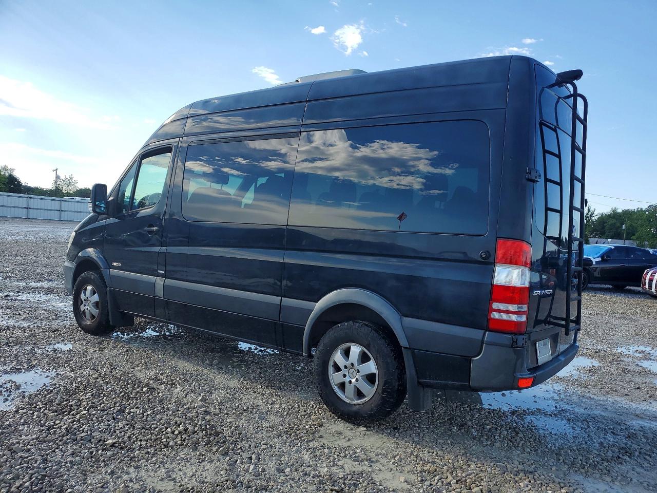 2014 Mercedes-benz Sprinter 2500 Black vin: WDZPE7DC9E5831763