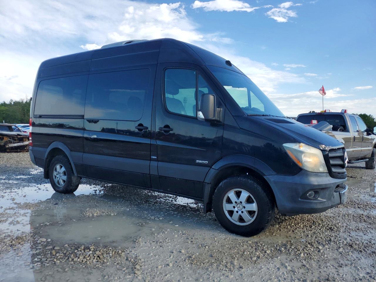 2014 Mercedes-benz Sprinter 2500 Black vin: WDZPE7DC9E5831763