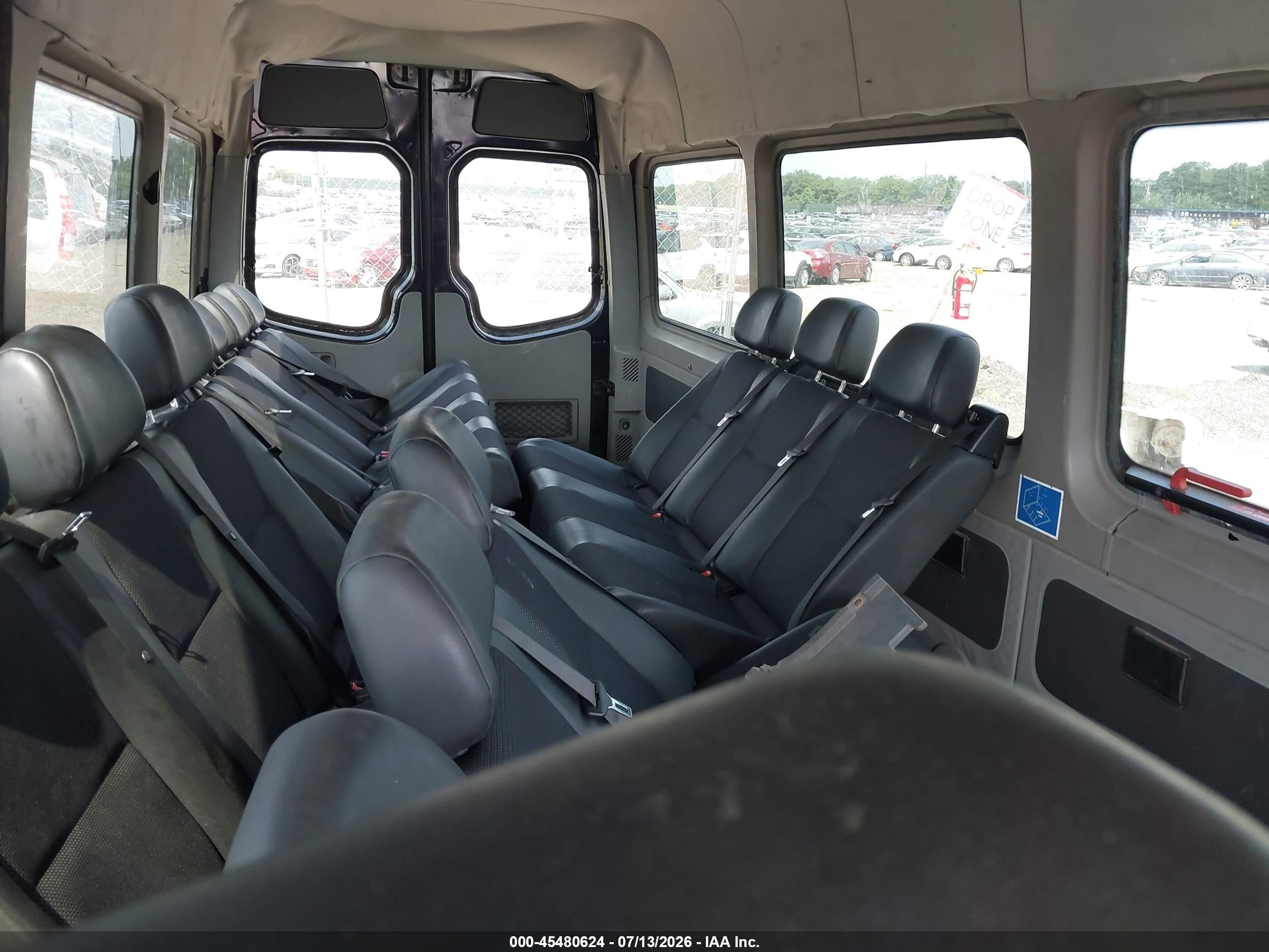 2011 Mercedes-benz Sprinter 2500 High  Roof Black vin: WDZPE8CC1B5579882