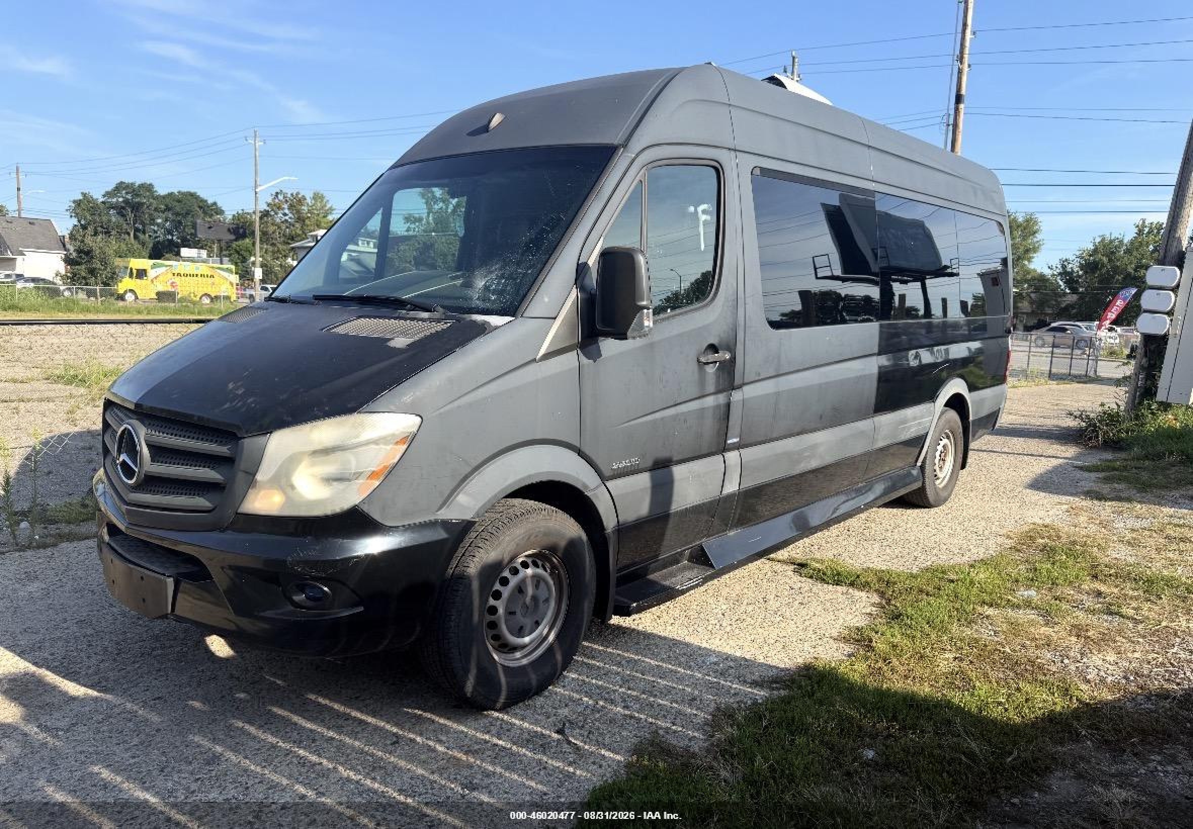 2014 Mercedes-benz Sprinter 2500 High  Roof Gray vin: WDZPE8CC4E5857288