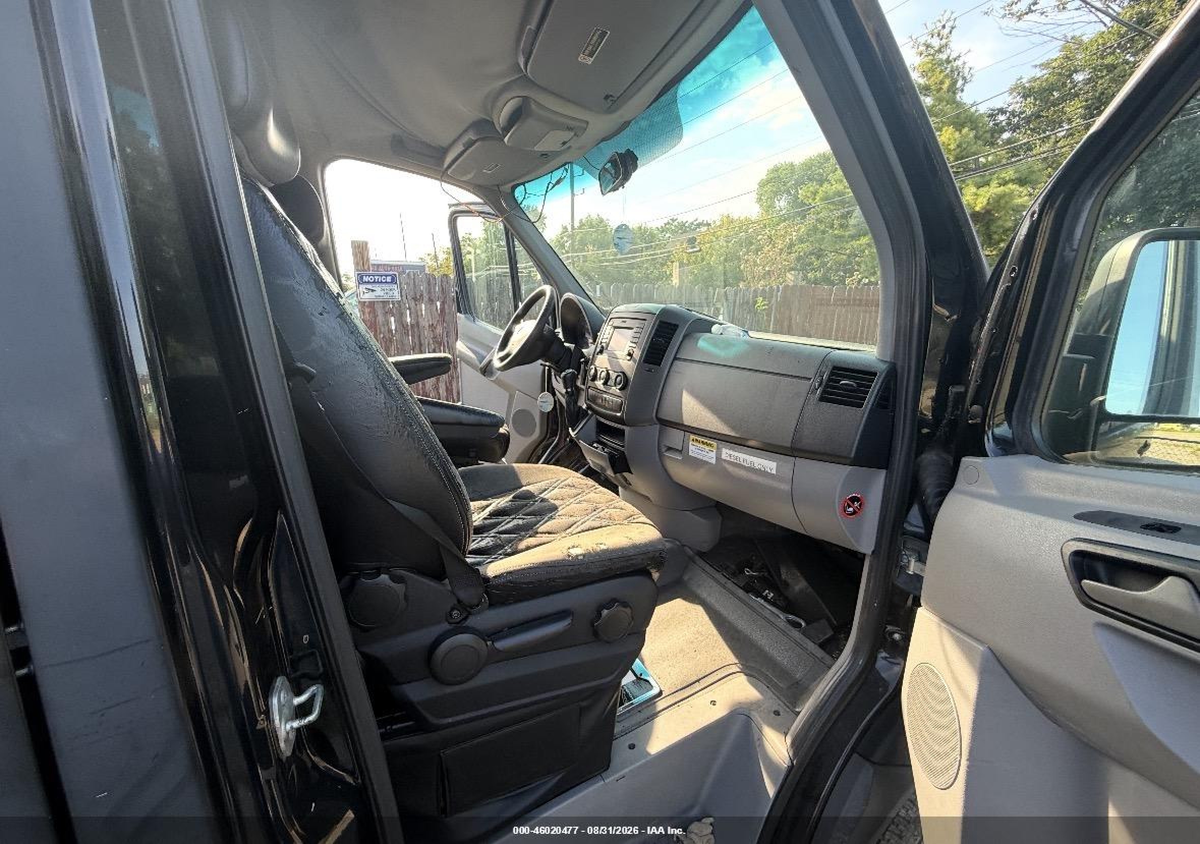 2014 Mercedes-benz Sprinter 2500 High  Roof Gray vin: WDZPE8CC4E5857288