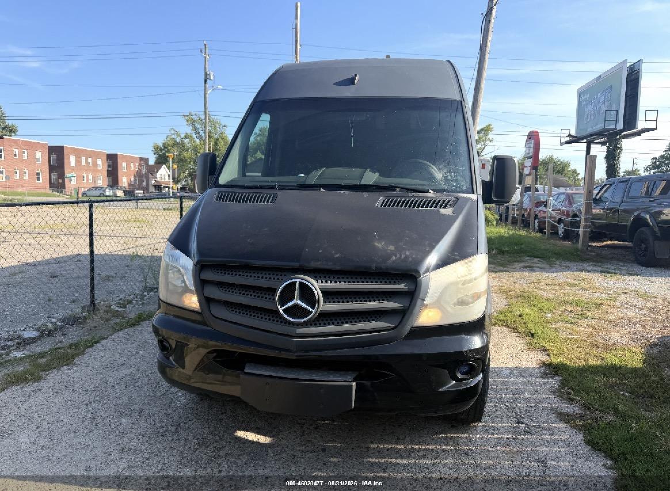2014 Mercedes-benz Sprinter 2500 High  Roof Gray vin: WDZPE8CC4E5857288