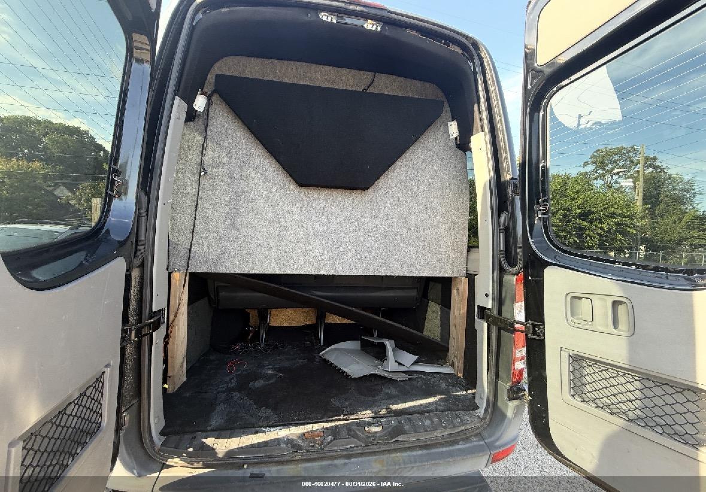 2014 Mercedes-benz Sprinter 2500 High  Roof Gray vin: WDZPE8CC4E5857288