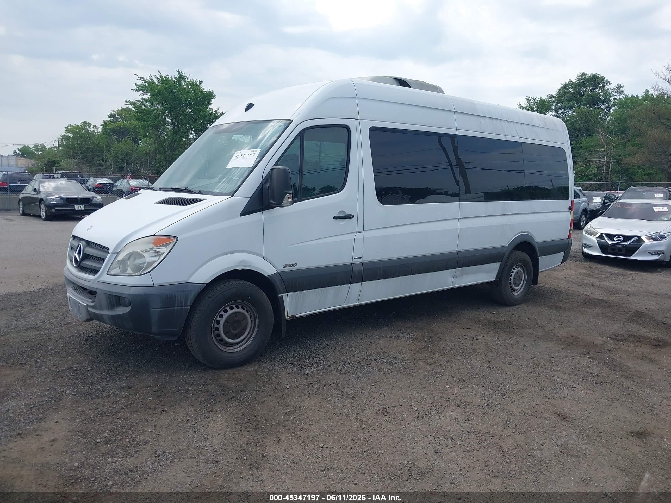 2013 Mercedes-benz Sprinter 2500 High  Roof Белый vin: WDZPE8CC5D5728443