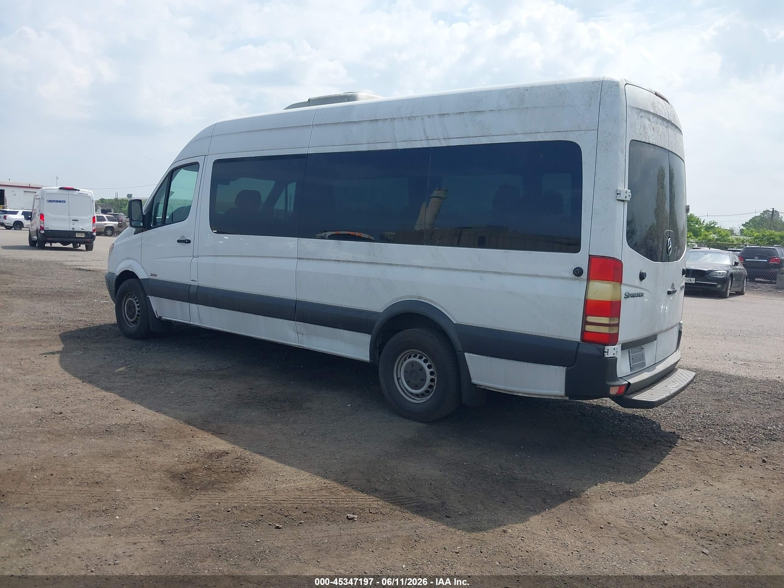 2013 Mercedes-benz Sprinter 2500 High  Roof Белый vin: WDZPE8CC5D5728443