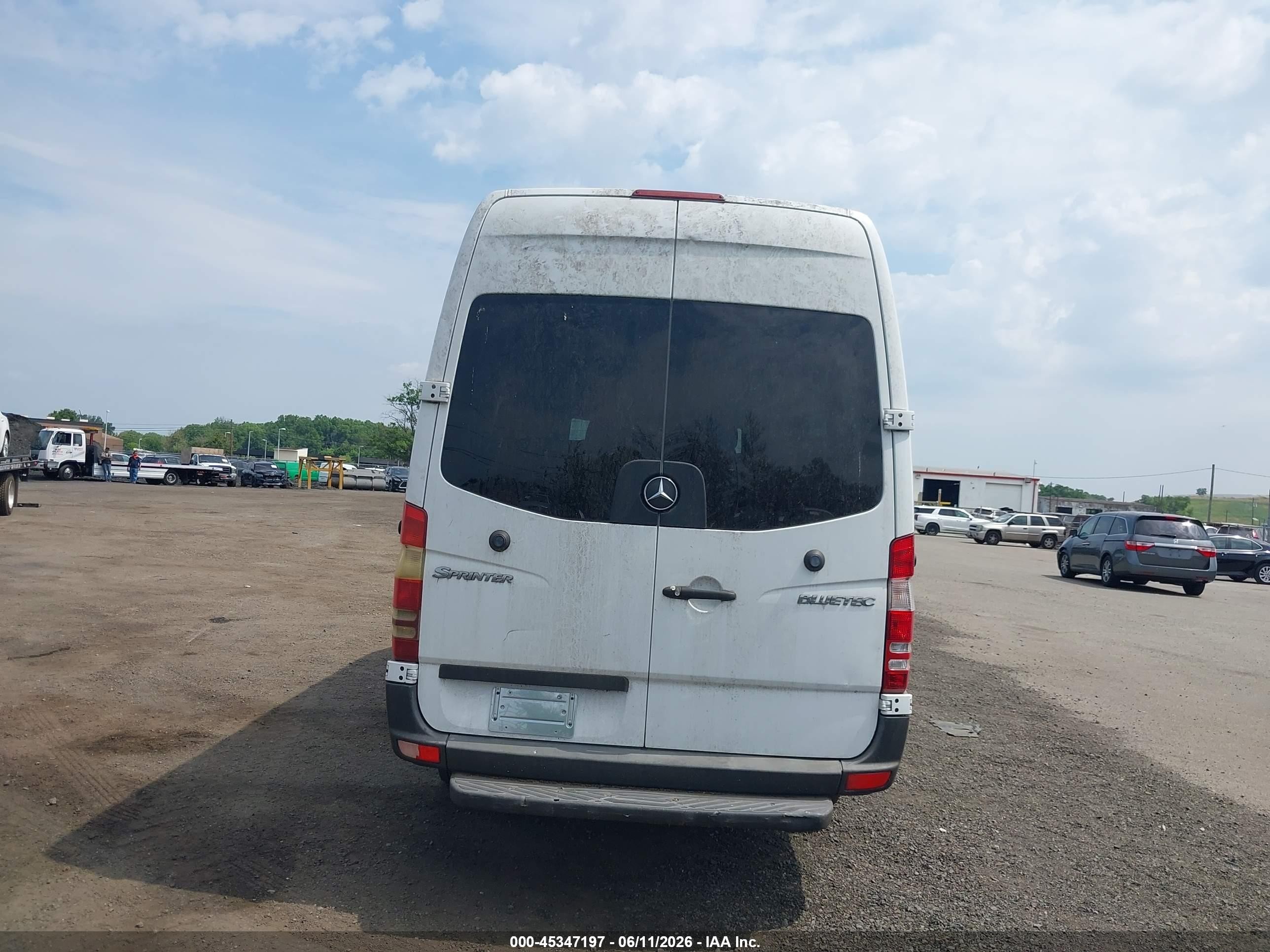 2013 Mercedes-benz Sprinter 2500 High  Roof Белый vin: WDZPE8CC5D5728443