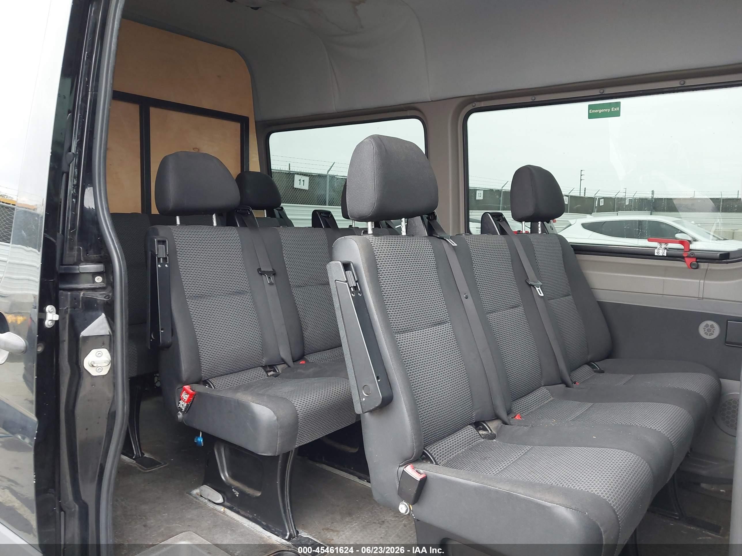 2013 Mercedes-benz Sprinter 2500 High  Roof Black vin: WDZPE8CC9D5773269