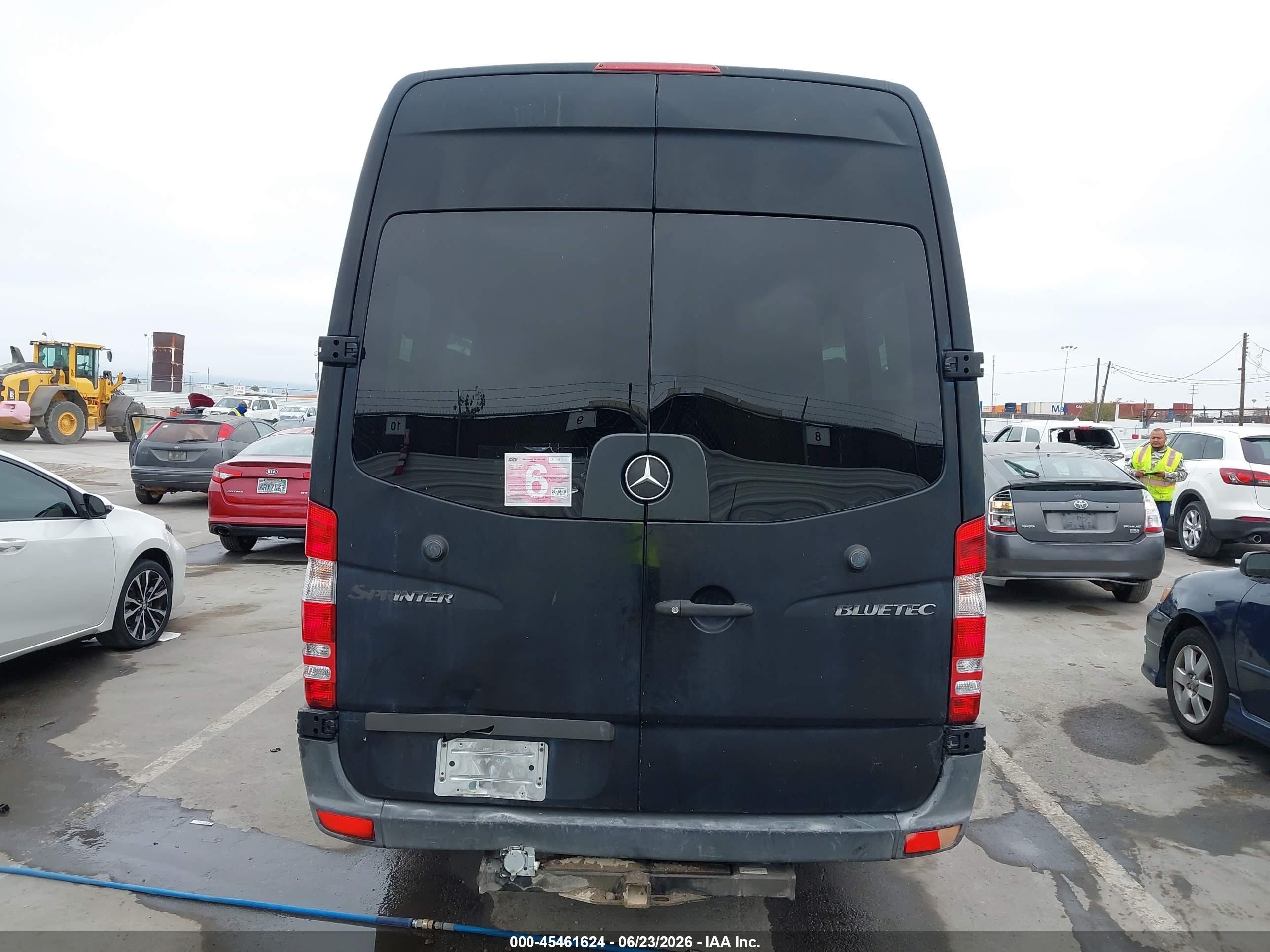 2013 Mercedes-benz Sprinter 2500 High  Roof Black vin: WDZPE8CC9D5773269