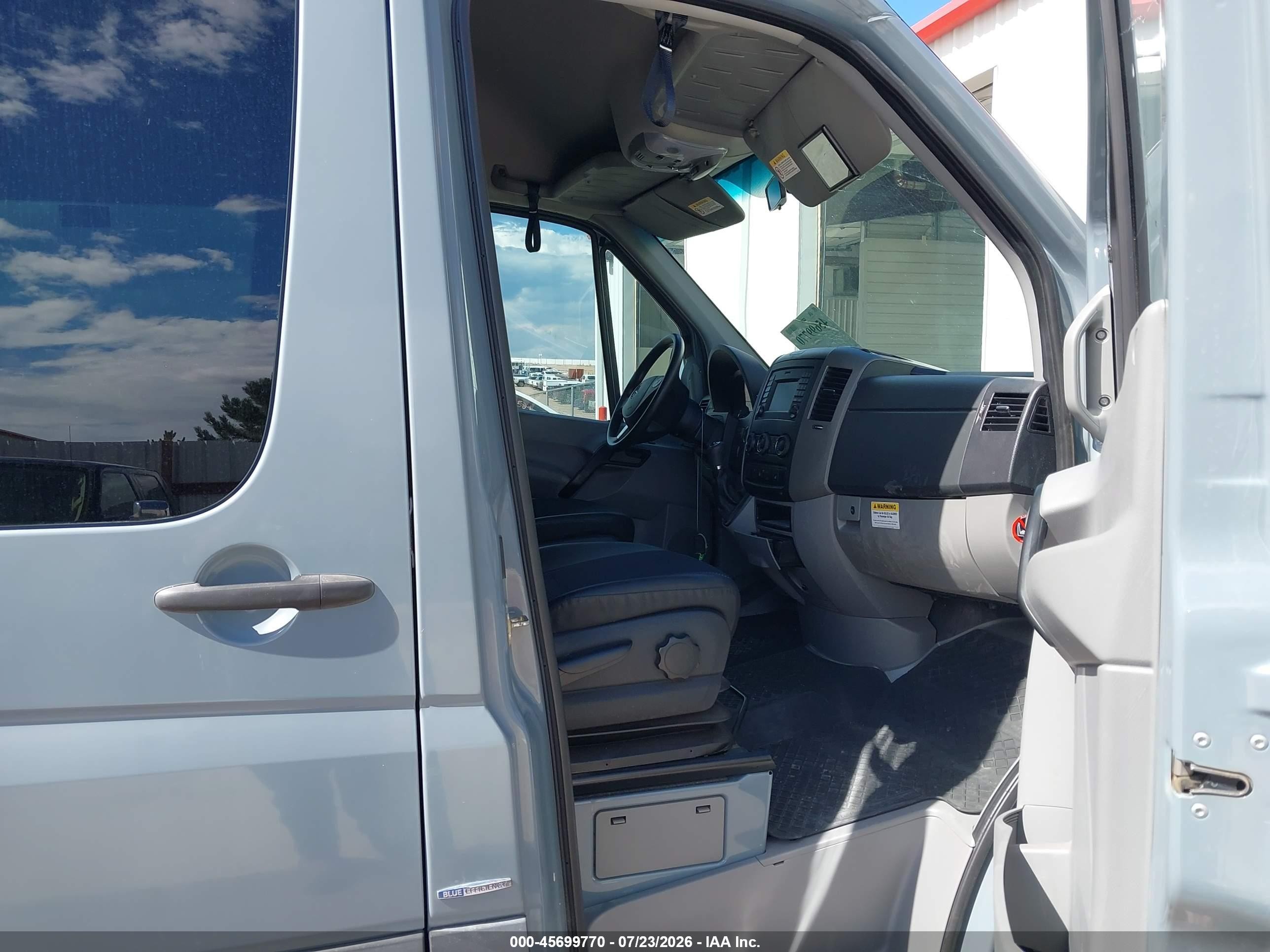 2015 Mercedes-benz Sprinter 2500 High  Roof Gray vin: WDZPE8DC0FP155943