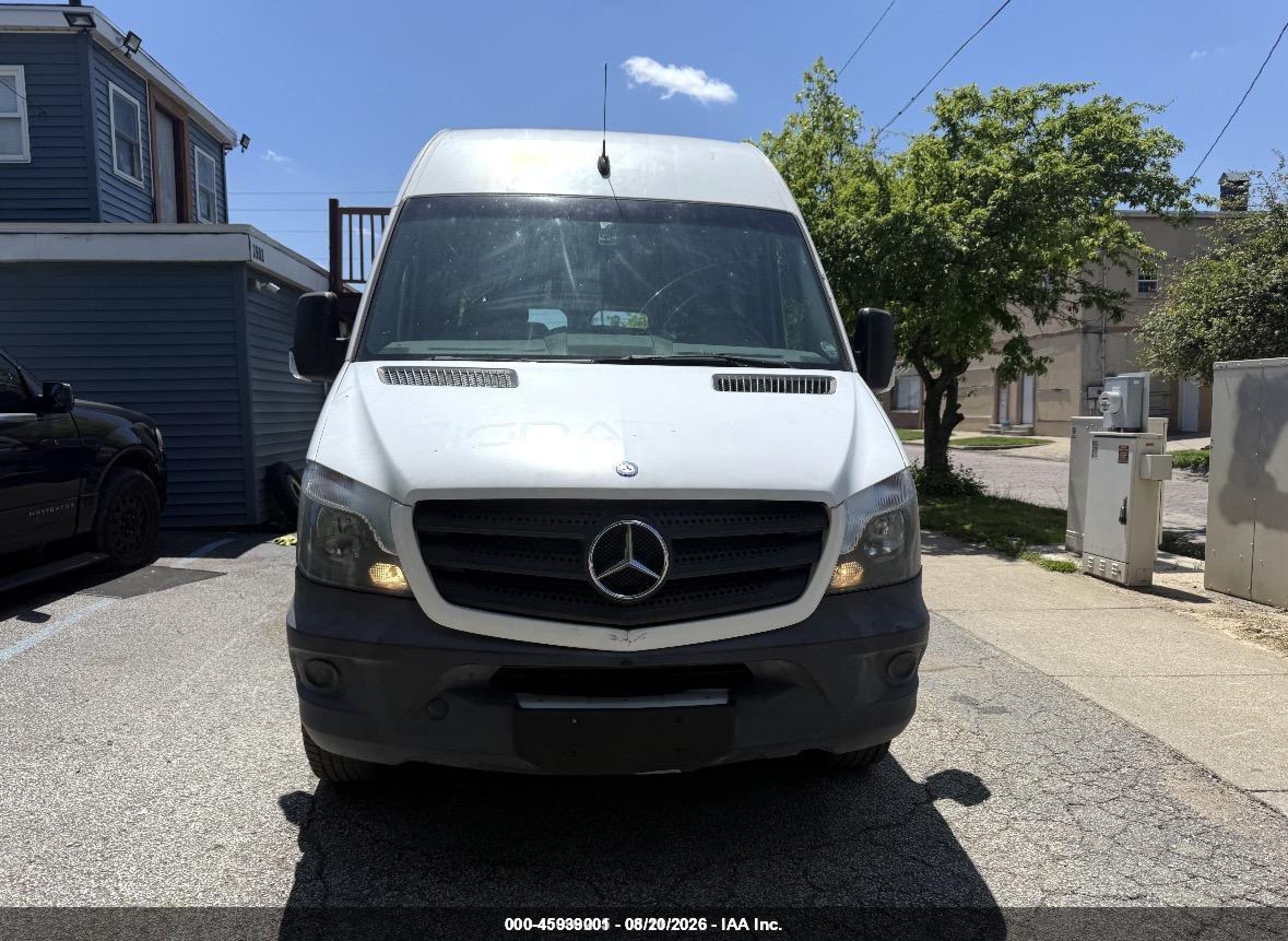 2015 Mercedes-benz Sprinter 2500 High  Roof White vin: WDZPE8DC9F5987499
