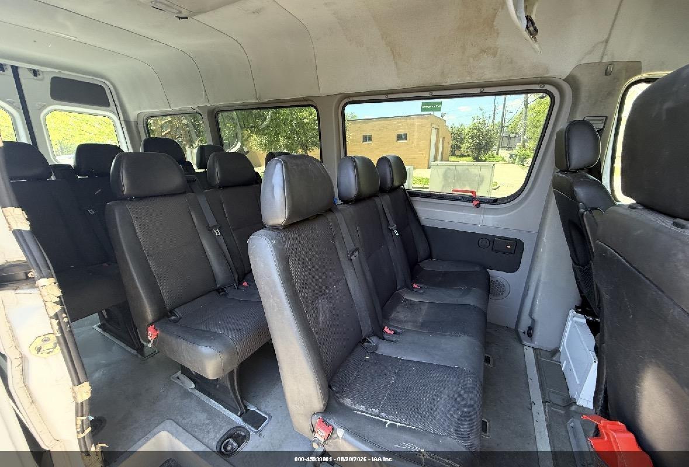 2015 Mercedes-benz Sprinter 2500 High  Roof White vin: WDZPE8DC9F5987499