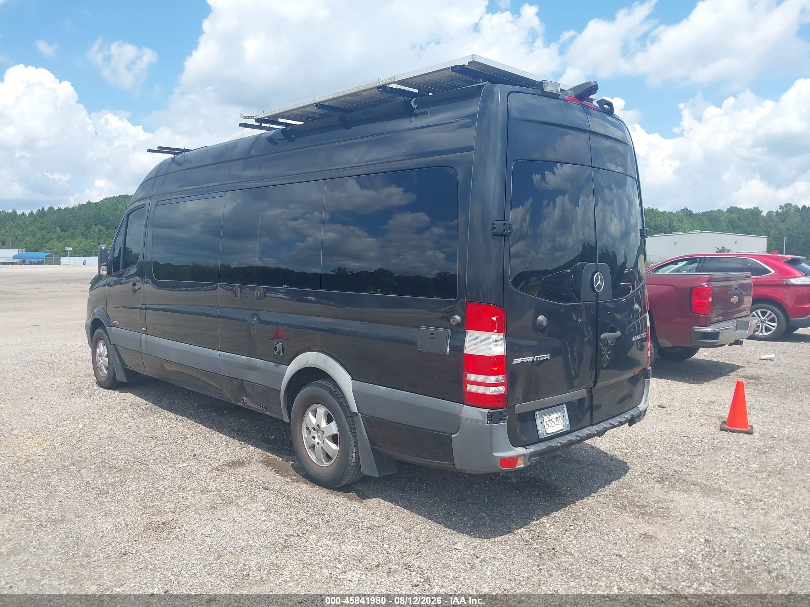2015 Mercedes-benz Sprinter 2500 High  Roof Black vin: WDZPE8DC9FP140695