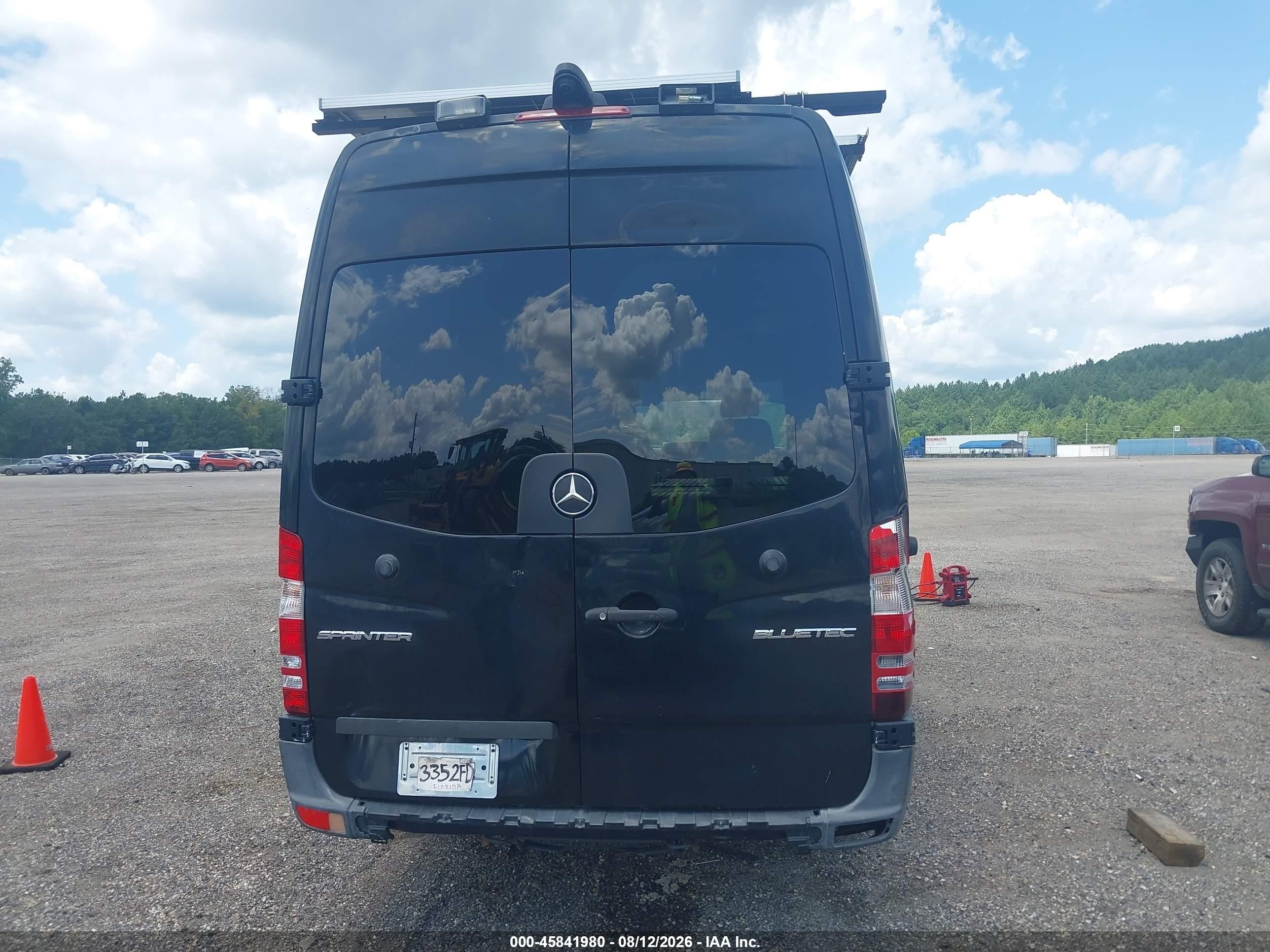 2015 Mercedes-benz Sprinter 2500 High  Roof Black vin: WDZPE8DC9FP140695