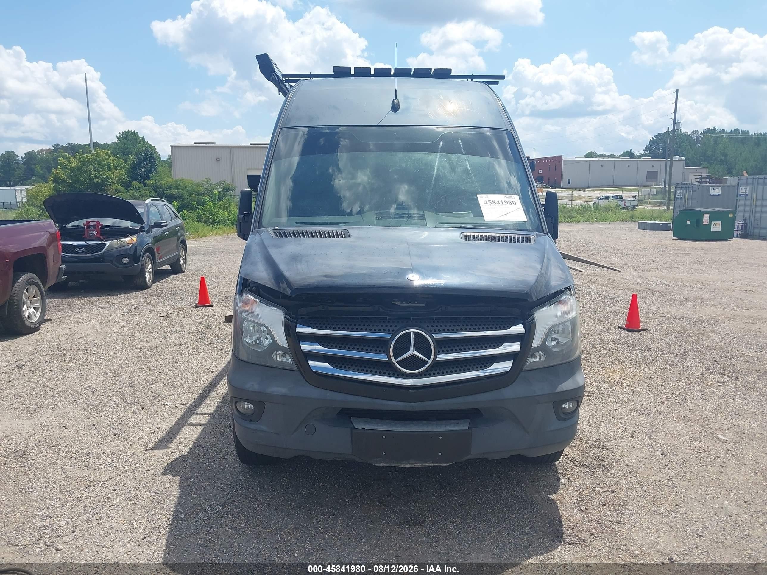 2015 Mercedes-benz Sprinter 2500 High  Roof Black vin: WDZPE8DC9FP140695