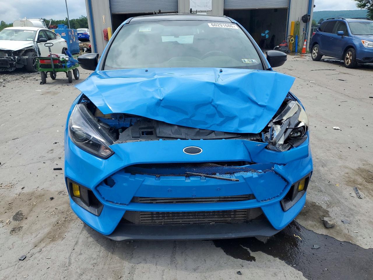 2017 Ford Focus Rs Blue vin: WF0DP3TH3H4124054