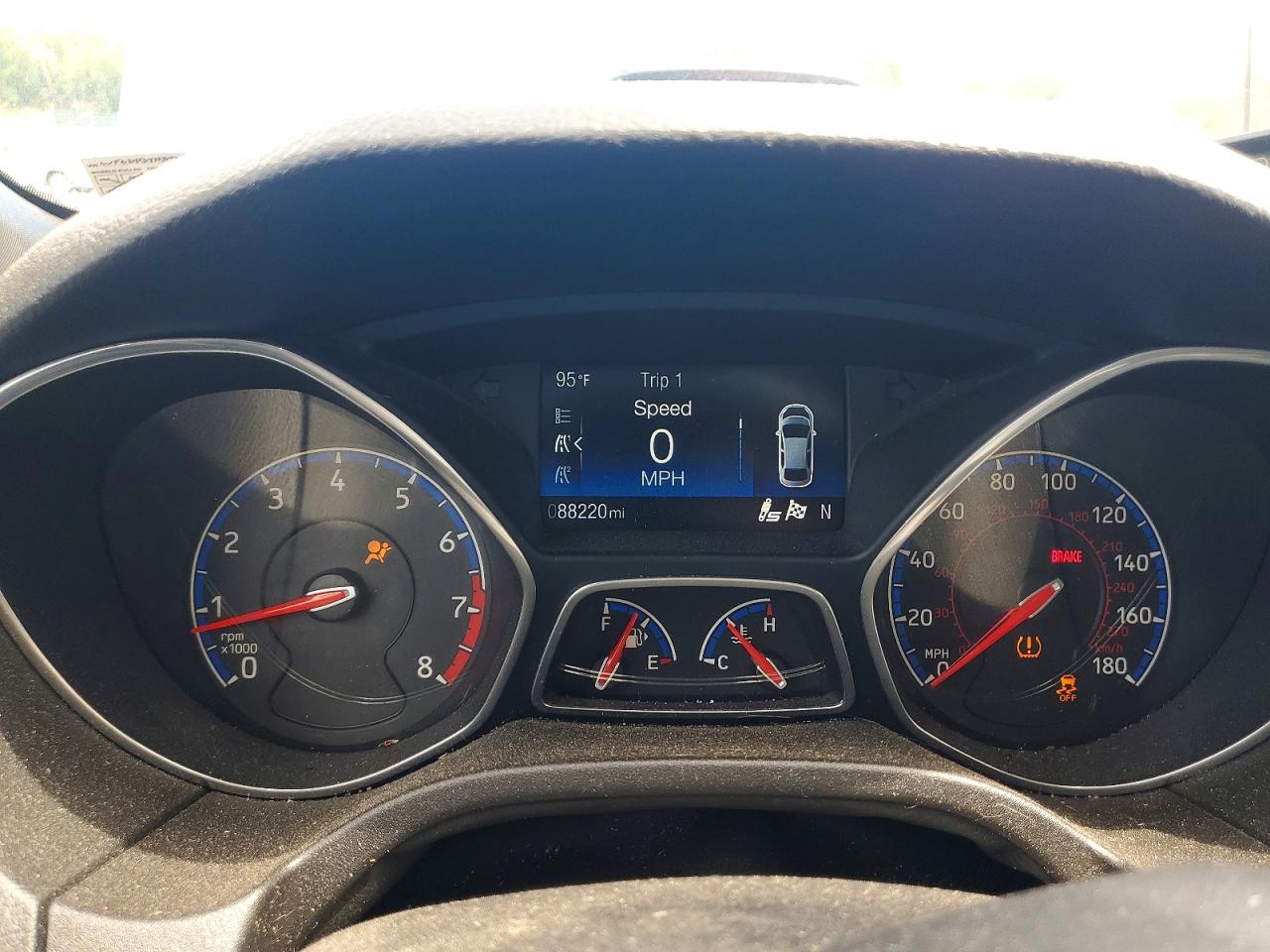 2017 Ford Focus Rs Blue vin: WF0DP3TH3H4124054