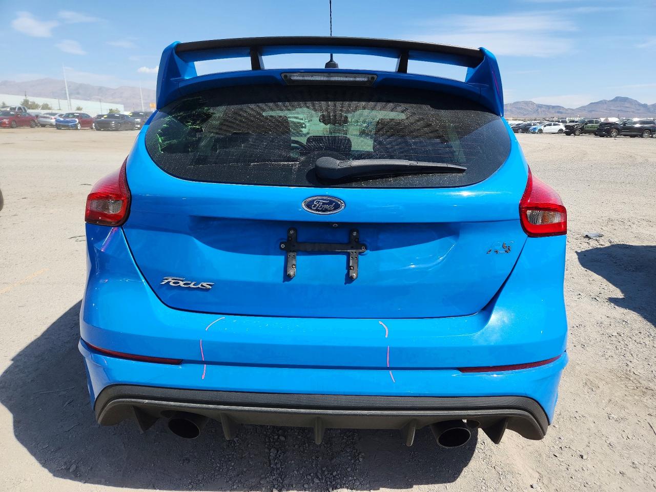 2017 Ford Focus Rs Blue vin: WF0DP3TH6H4122654