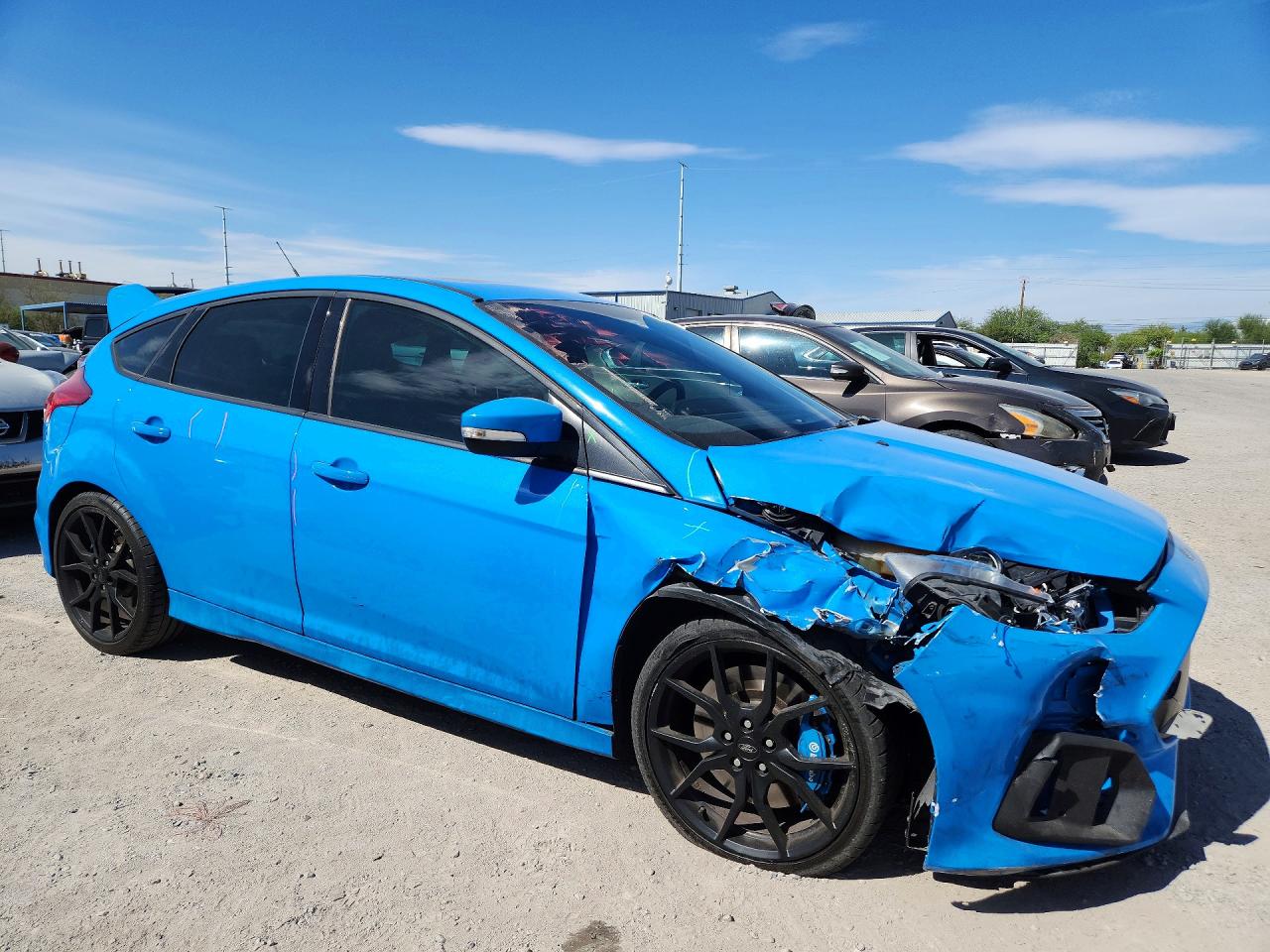 2017 Ford Focus Rs Blue vin: WF0DP3TH6H4122654