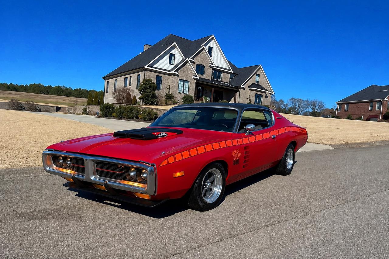 1972 Dodge Charger Red vin: WH23C2C174469