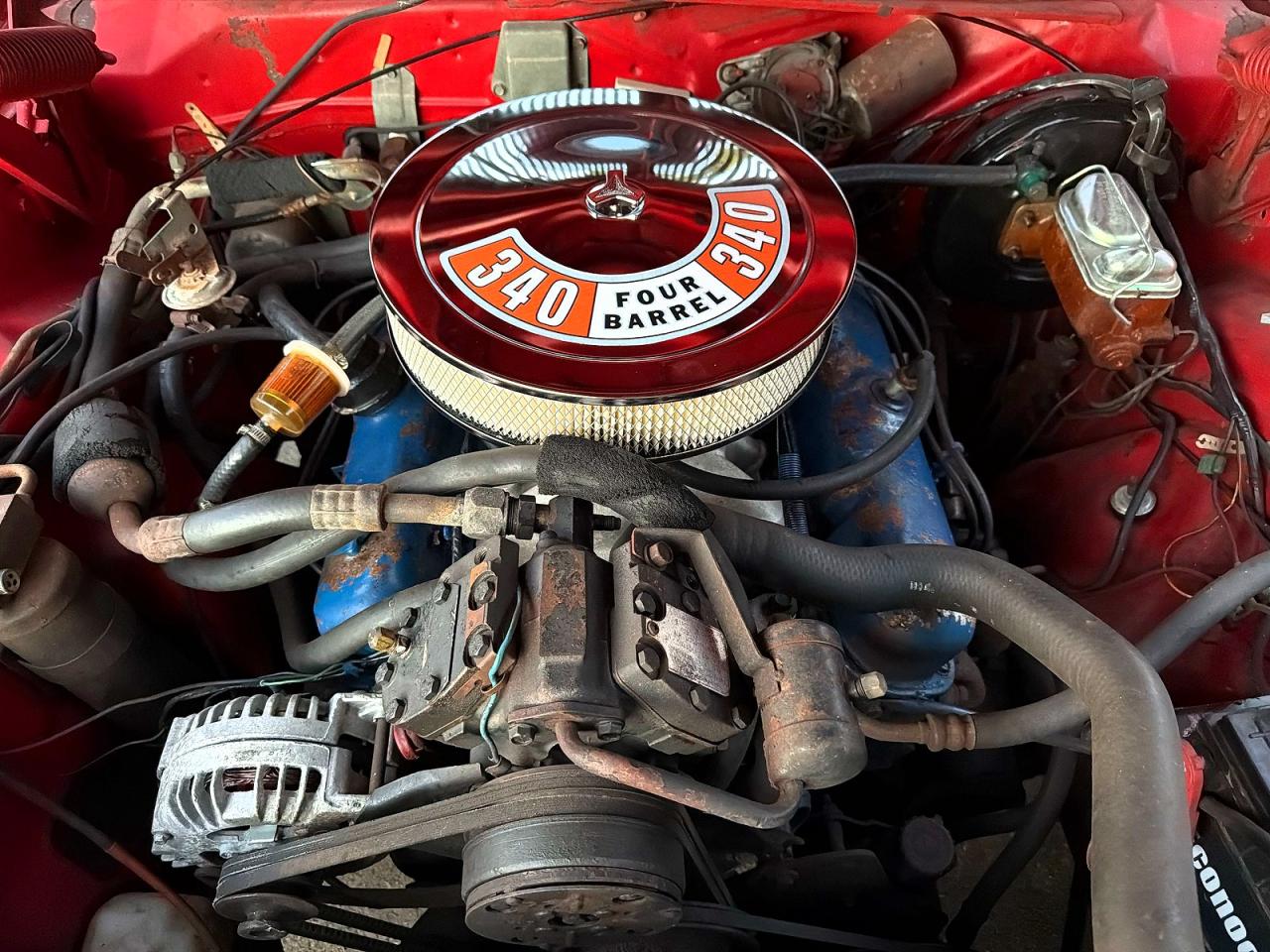 1972 Dodge Charger Red vin: WH23C2C174469