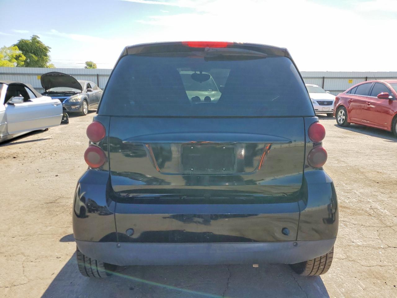 2008 Smart Fortwo Pure Black vin: WMEEJ31X08K082328
