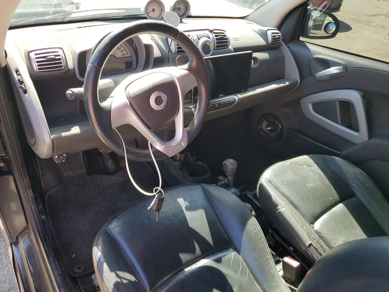 2008 Smart Fortwo Pure Black vin: WMEEJ31X08K082328