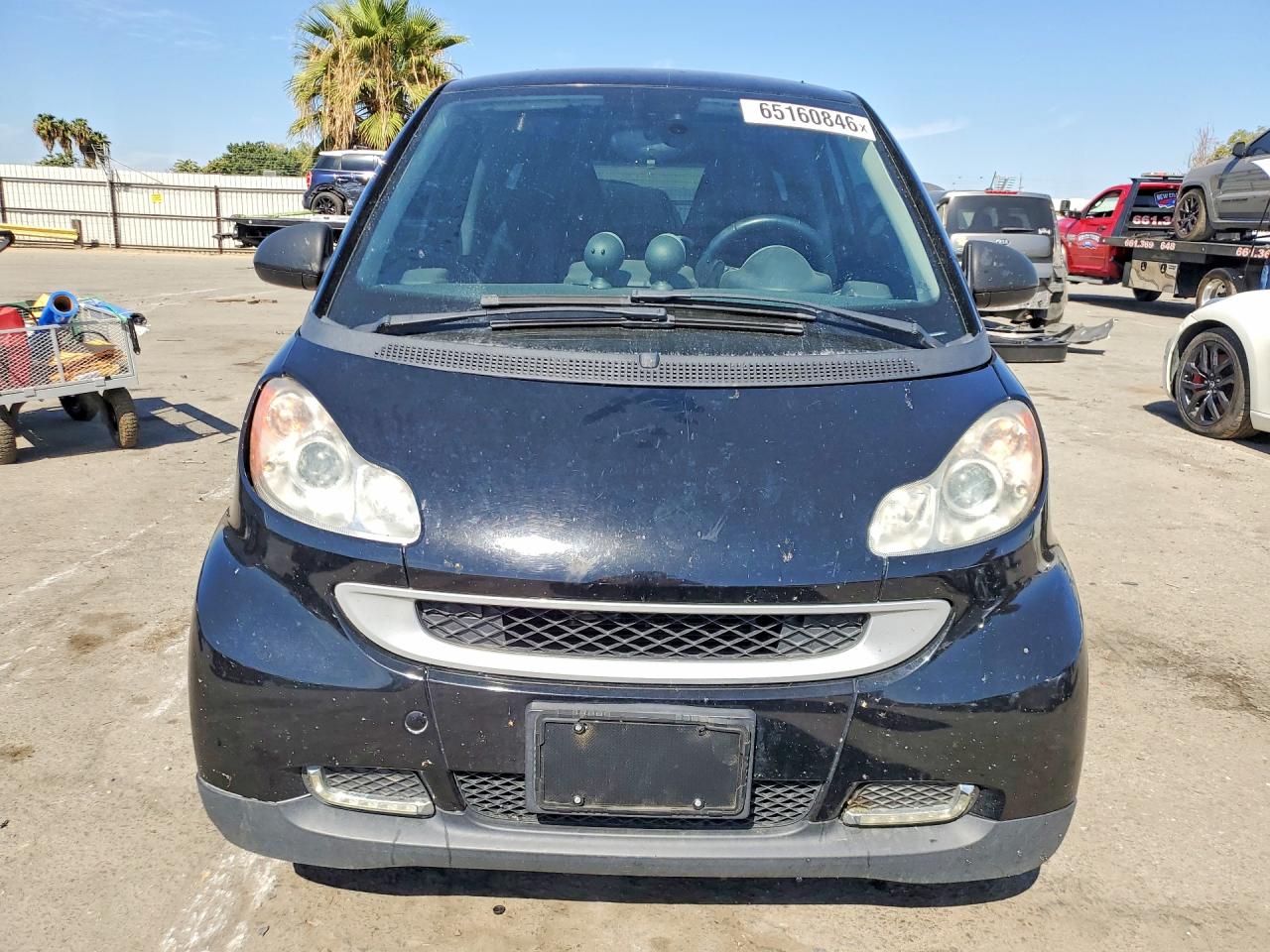 2008 Smart Fortwo Pure Black vin: WMEEJ31X08K082328