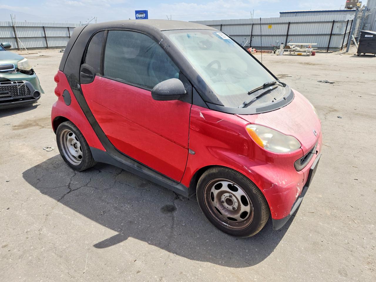 2009 Smart Fortwo Pure Red vin: WMEEJ31X09K223531