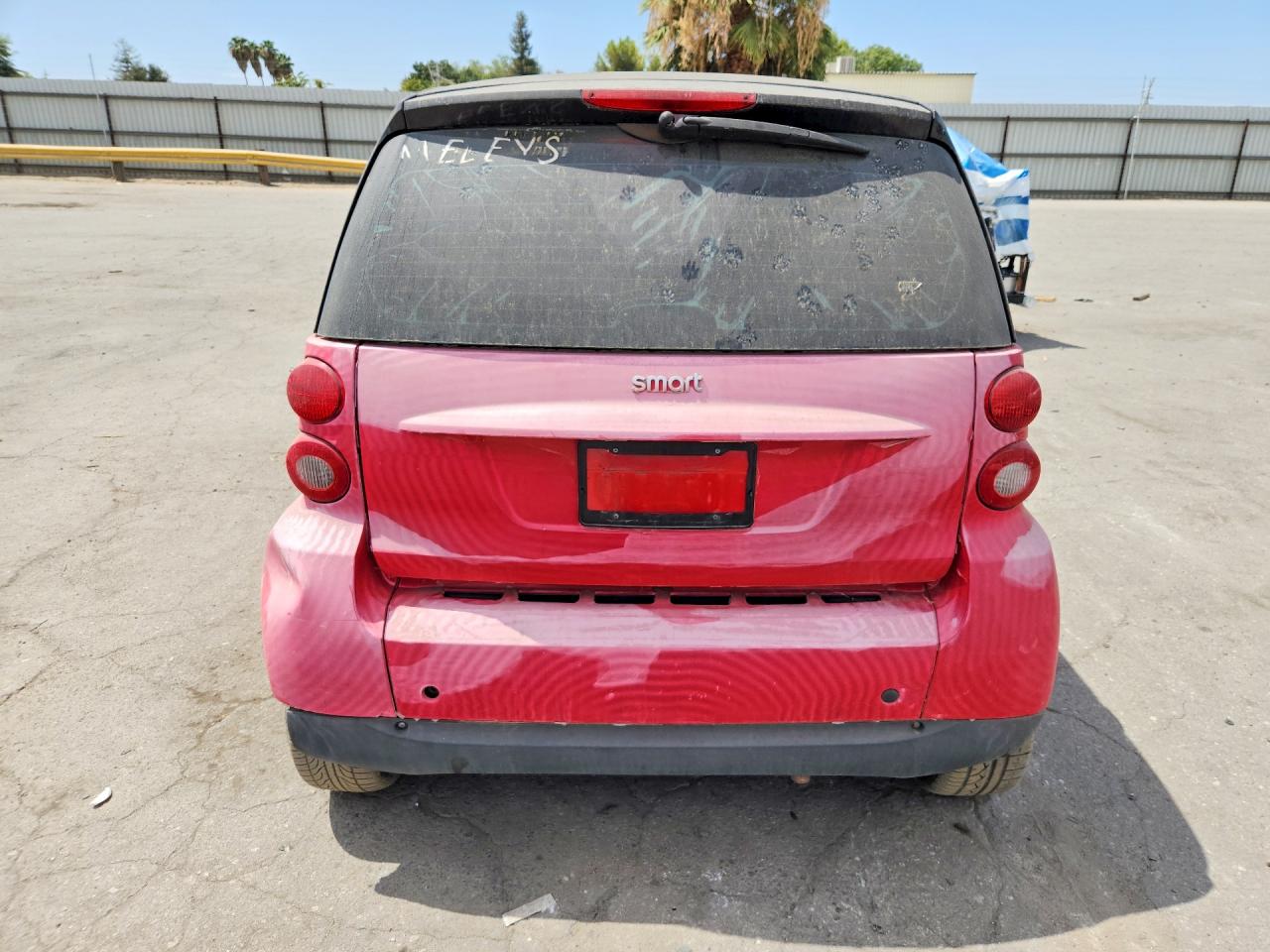 2009 Smart Fortwo Pure Red vin: WMEEJ31X09K223531