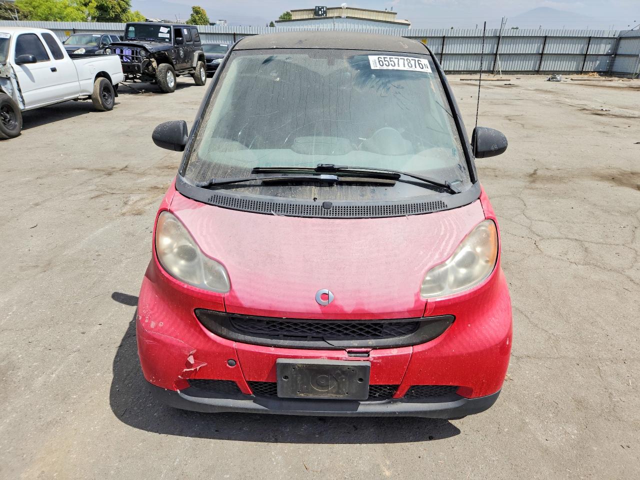 2009 Smart Fortwo Pure Red vin: WMEEJ31X09K223531