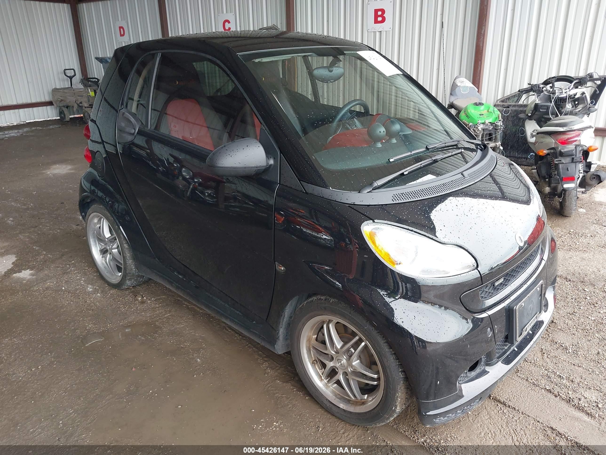 2009 Smart Fortwo Brabus/passion/pure Black vin: WMEEJ31X09K265567