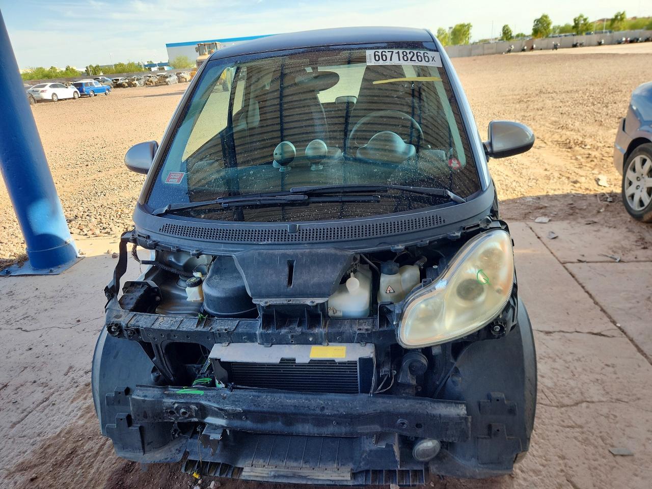 2009 Smart Fortwo Pure Серебряный vin: WMEEJ31X09K299735