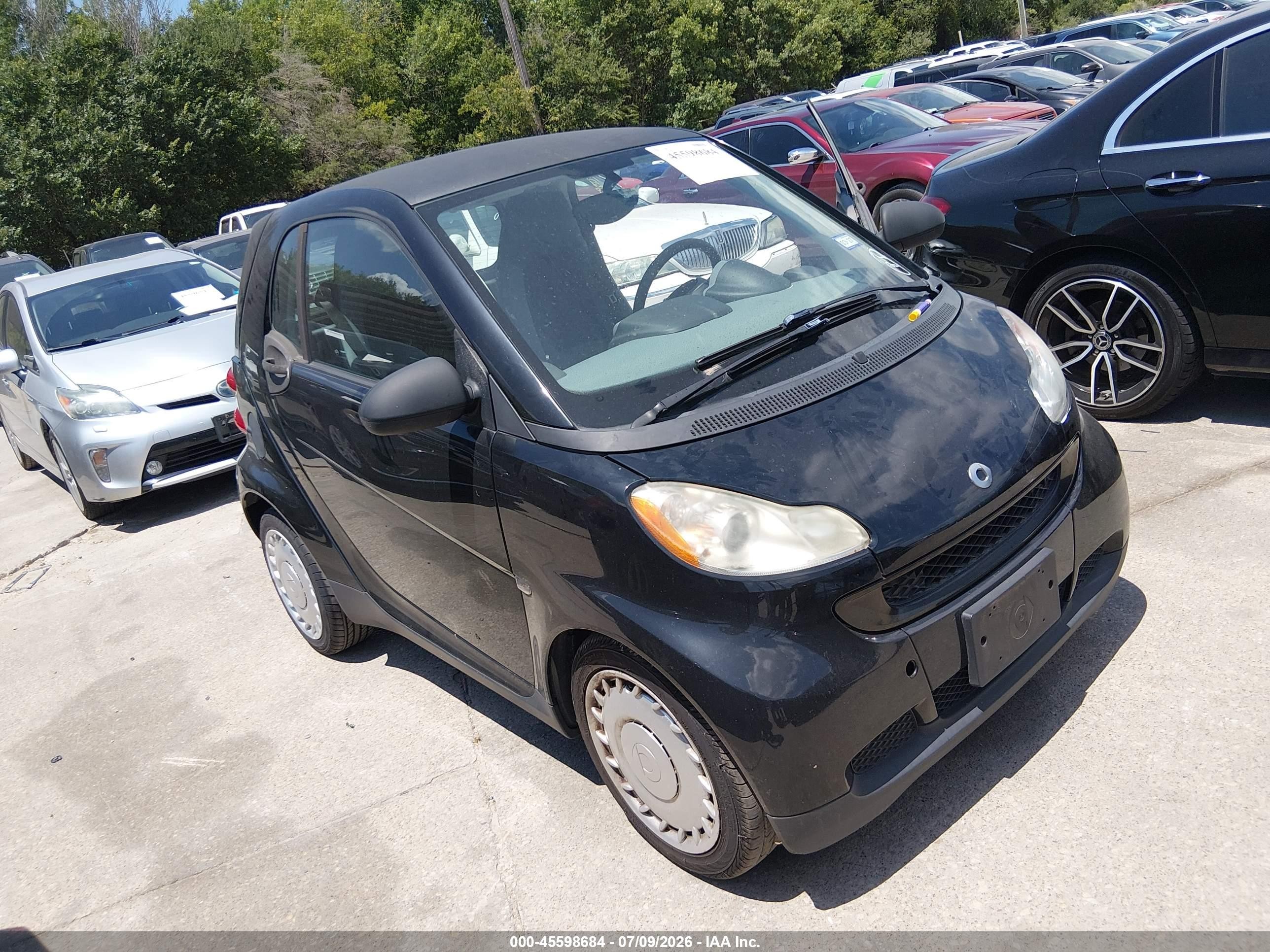 2009 Smart Fortwo Brabus/passion/pure Black vin: WMEEJ31X09K322253