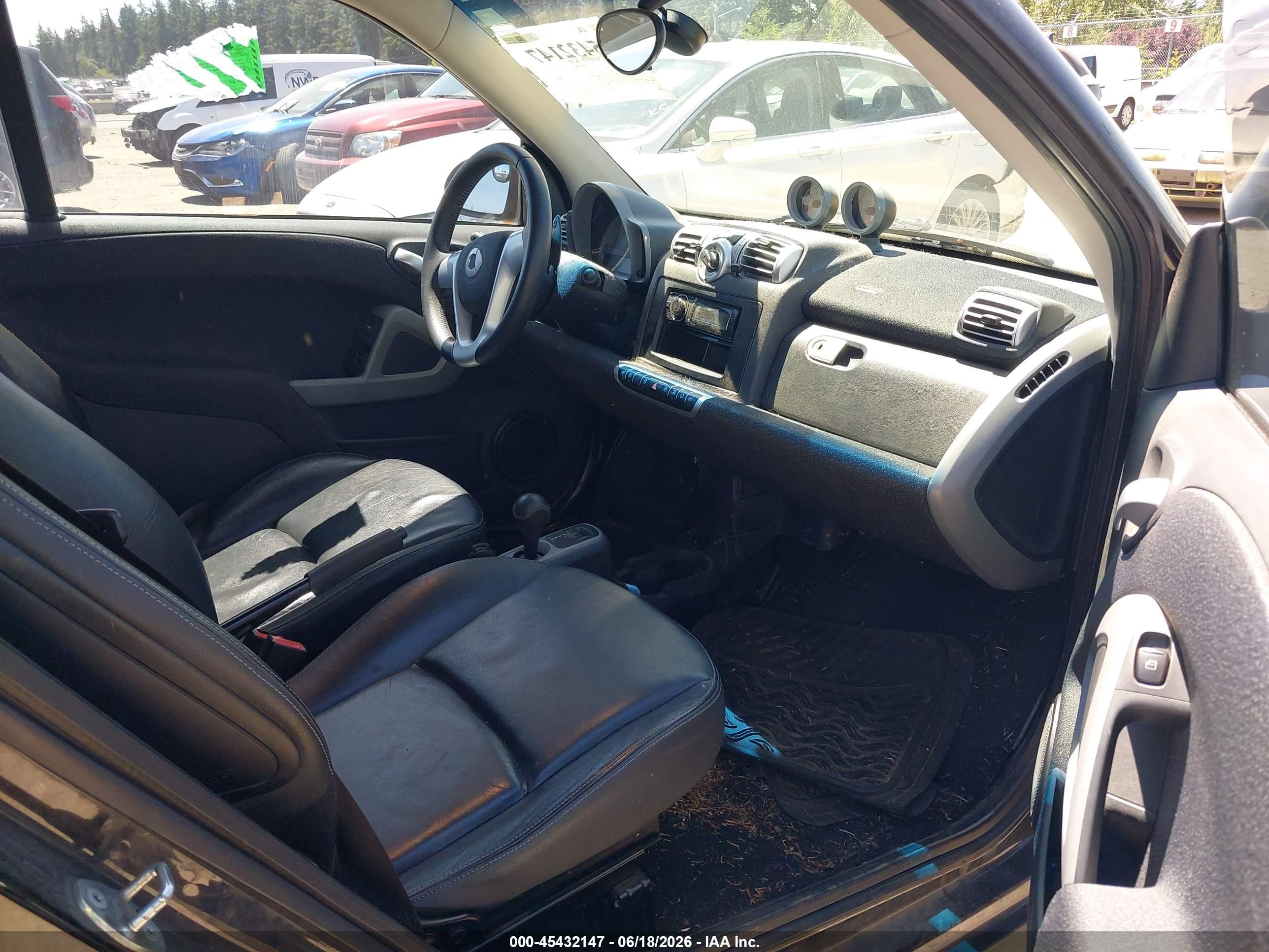 2008 Smart Fortwo Passion/pure Blue vin: WMEEJ31X48K122524