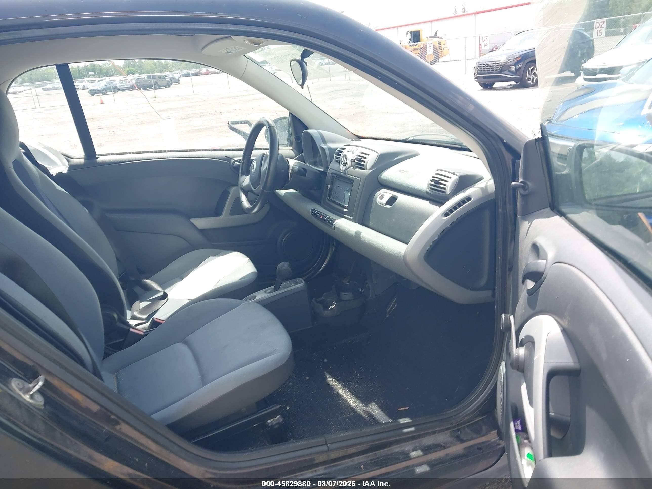2008 Smart Fortwo Passion/pure Black vin: WMEEJ31X48K146631