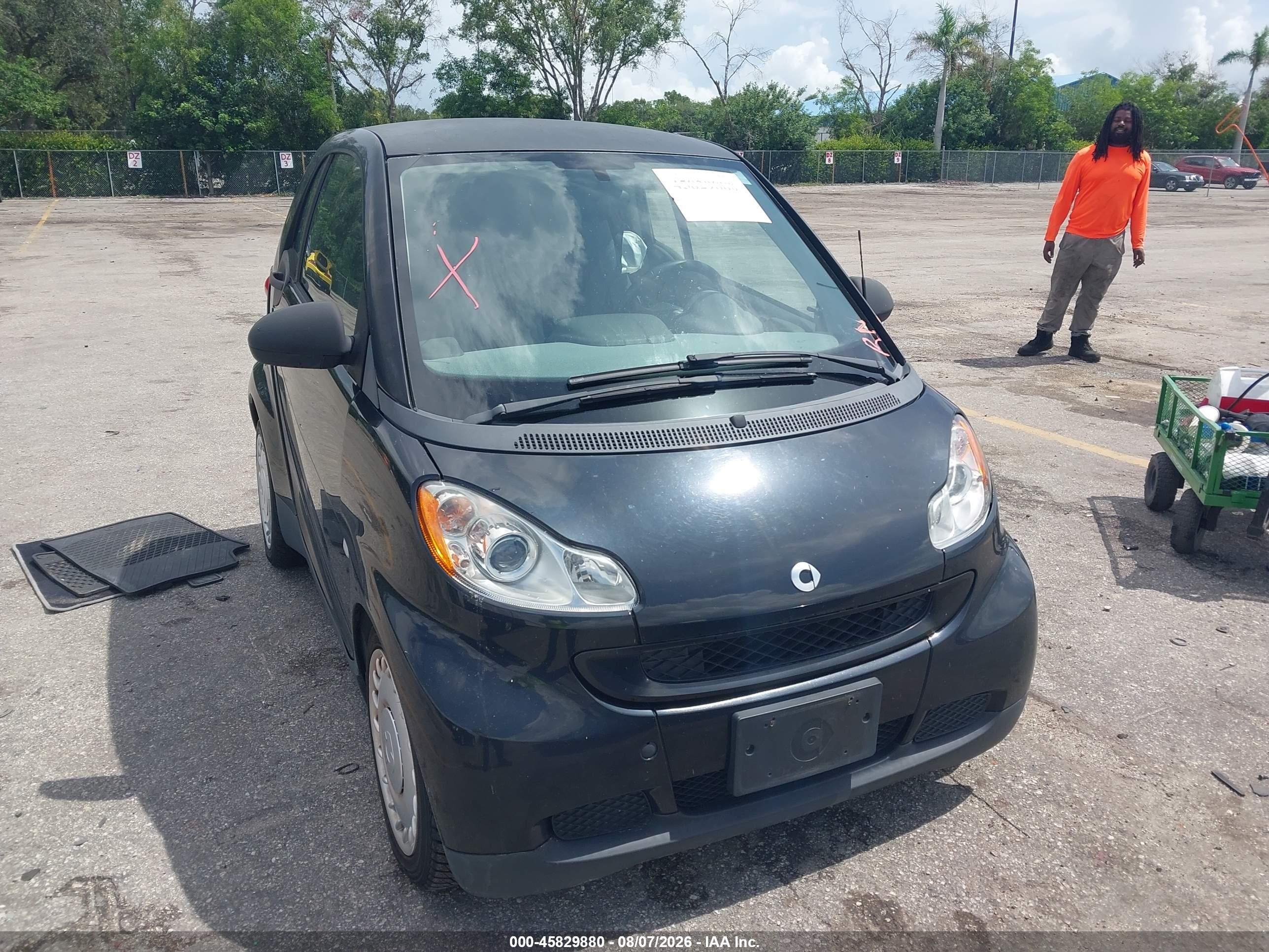 2008 Smart Fortwo Passion/pure Black vin: WMEEJ31X48K146631