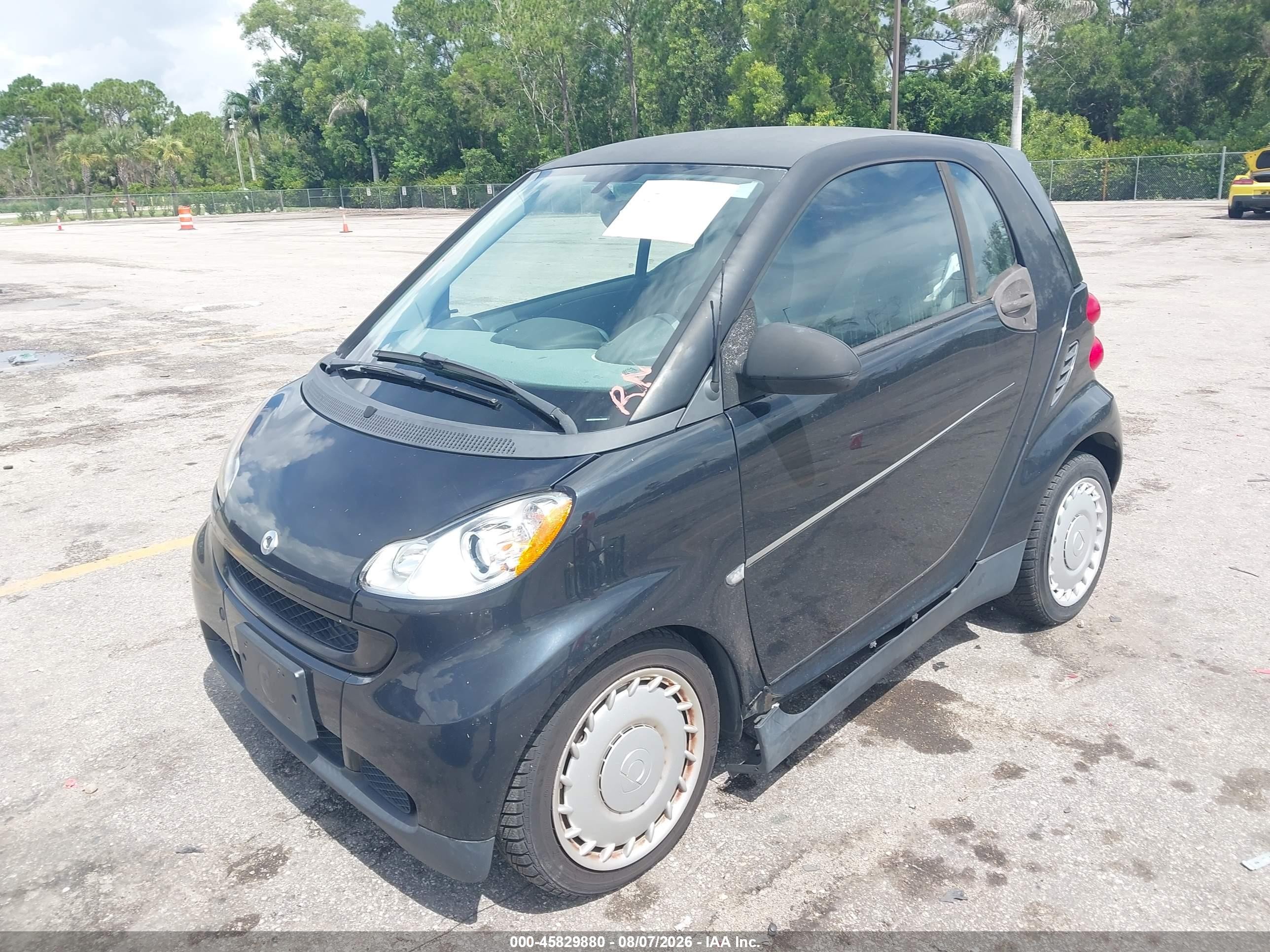 2008 Smart Fortwo Passion/pure Black vin: WMEEJ31X48K146631