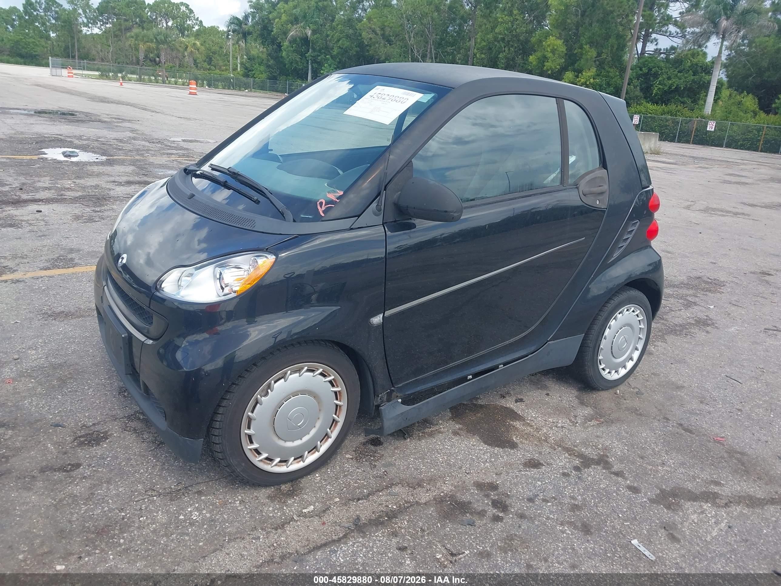 2008 Smart Fortwo Passion/pure Black vin: WMEEJ31X48K146631