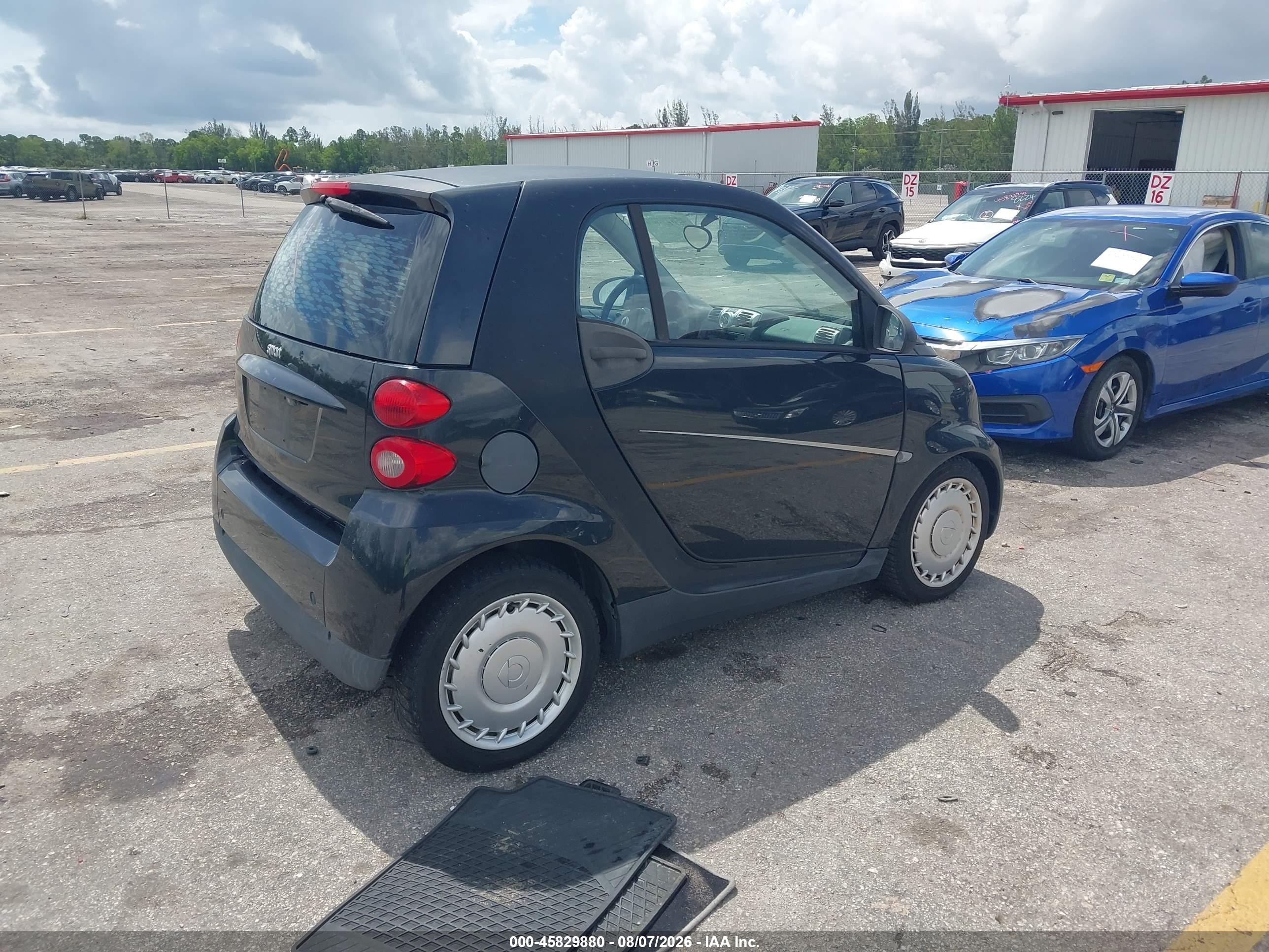 2008 Smart Fortwo Passion/pure Black vin: WMEEJ31X48K146631
