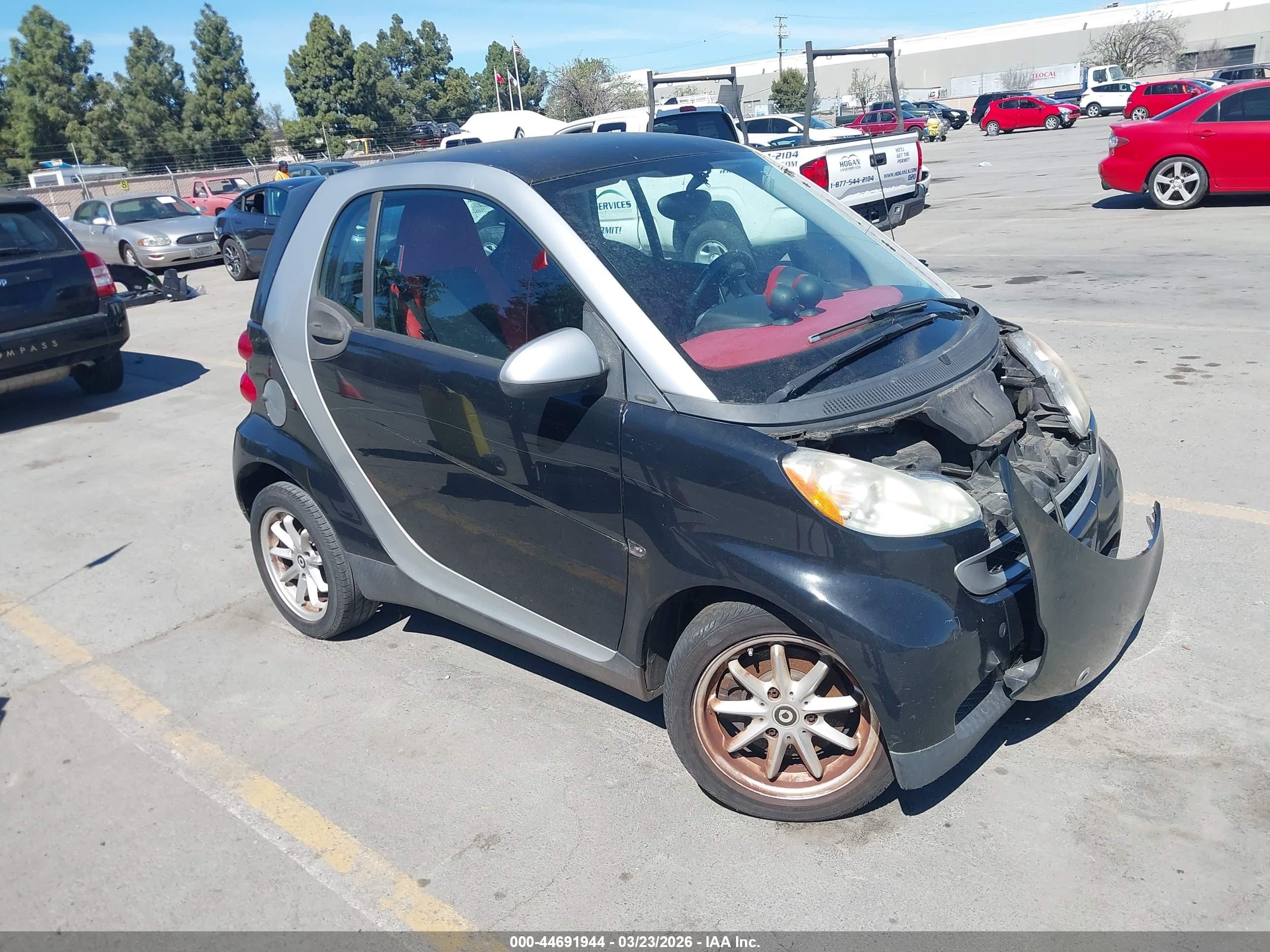2009 Smart Fortwo Brabus/passion/pure Black vin: WMEEJ31X49K219255